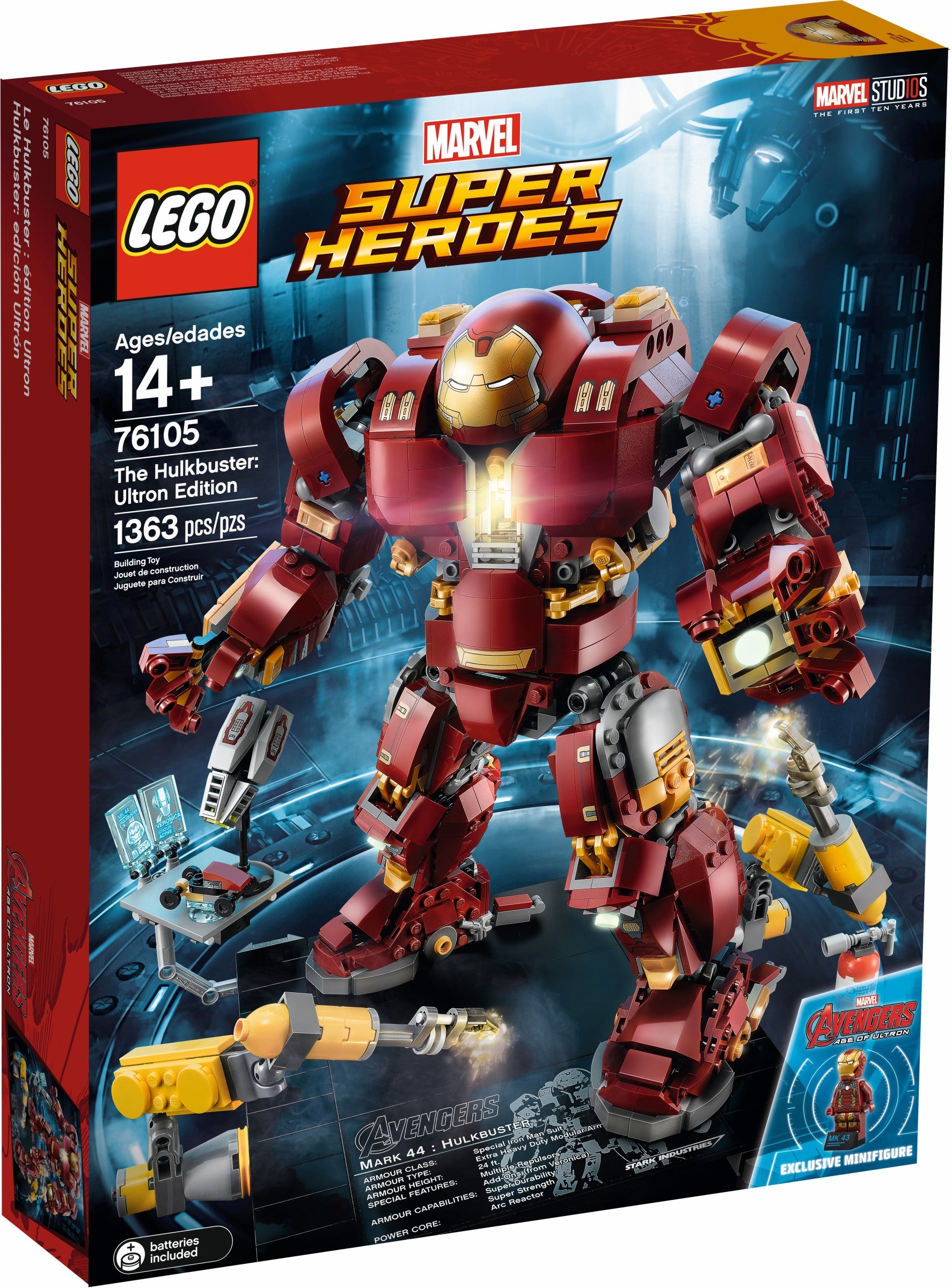 LEGO Marvel Super Heroes Der Hulkbuster Ultron Edition 76105