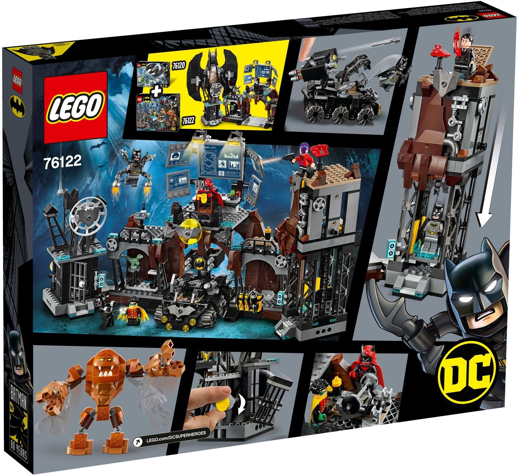 LEGO DC Comic Super Heroes Clayface: Invasion in die Bathöhle 76122