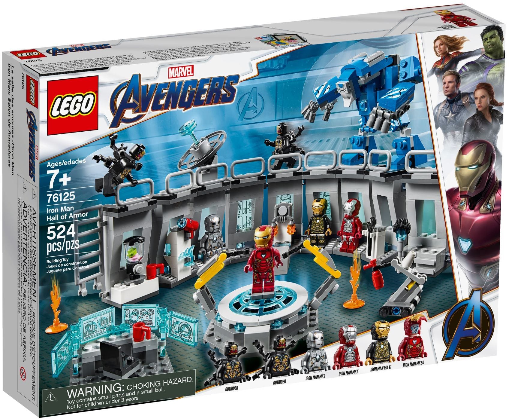 LEGO Marvel Iron Mans atelier 76125