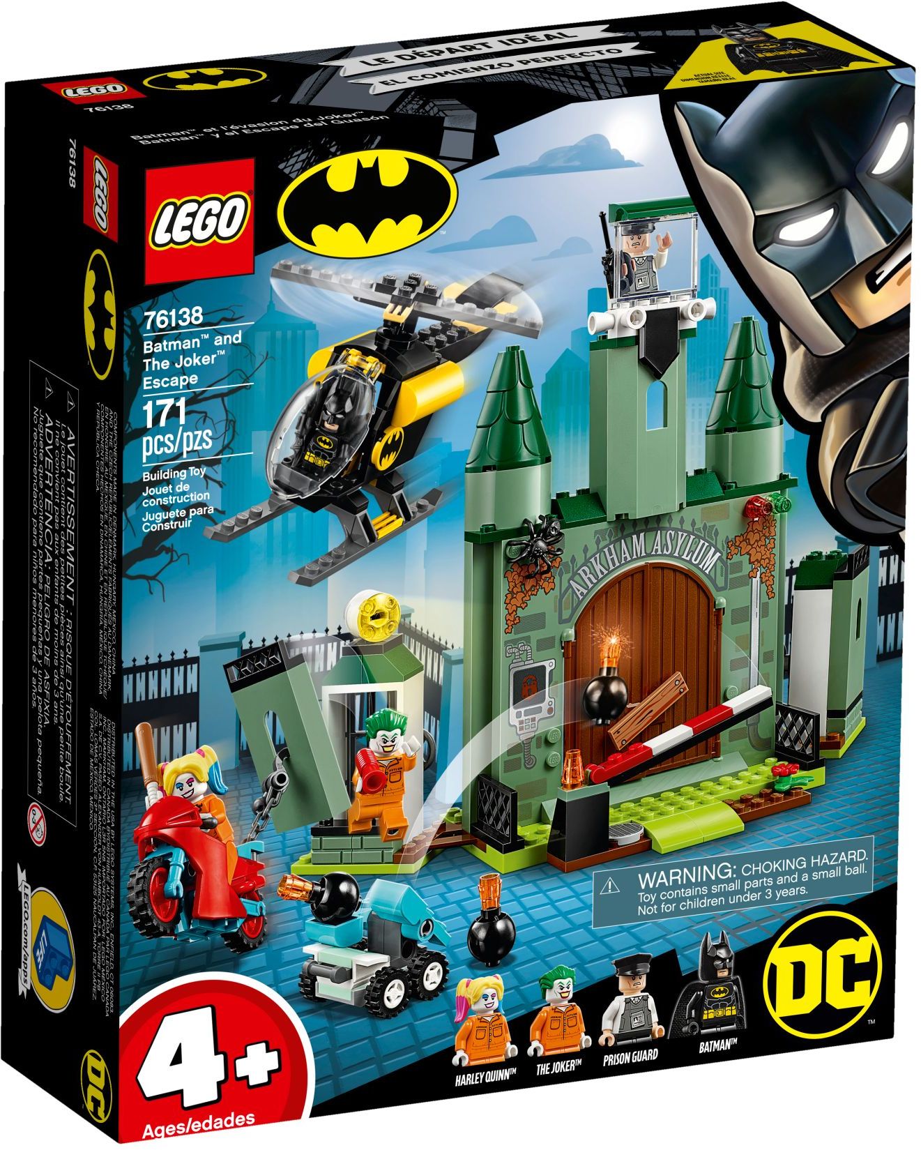 LEGO DC Comics Super Heroes Joker auf der Flucht und Batman 76138