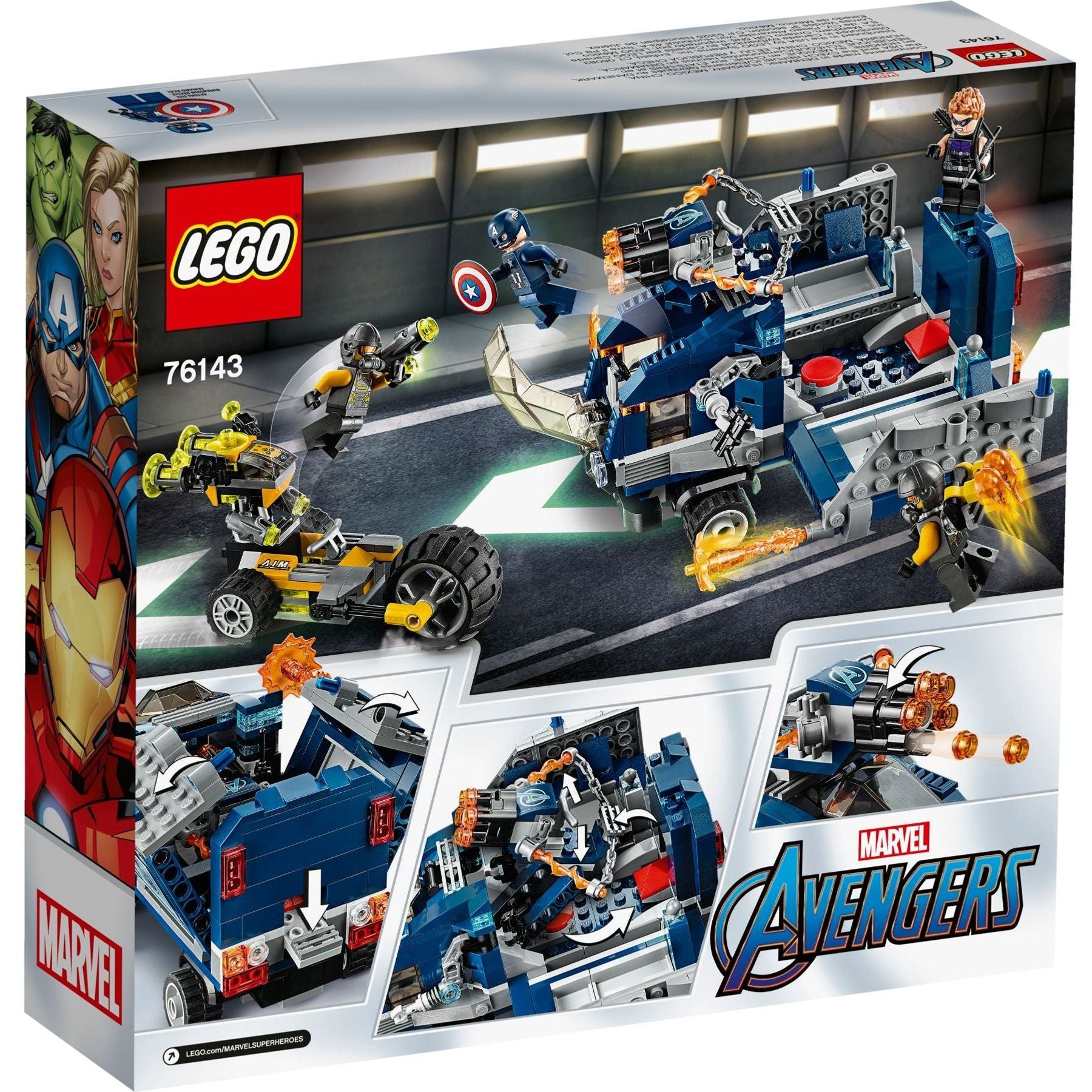 L'arrestation par camion des Avengers LEGO® Marvel Super Heroes 76143