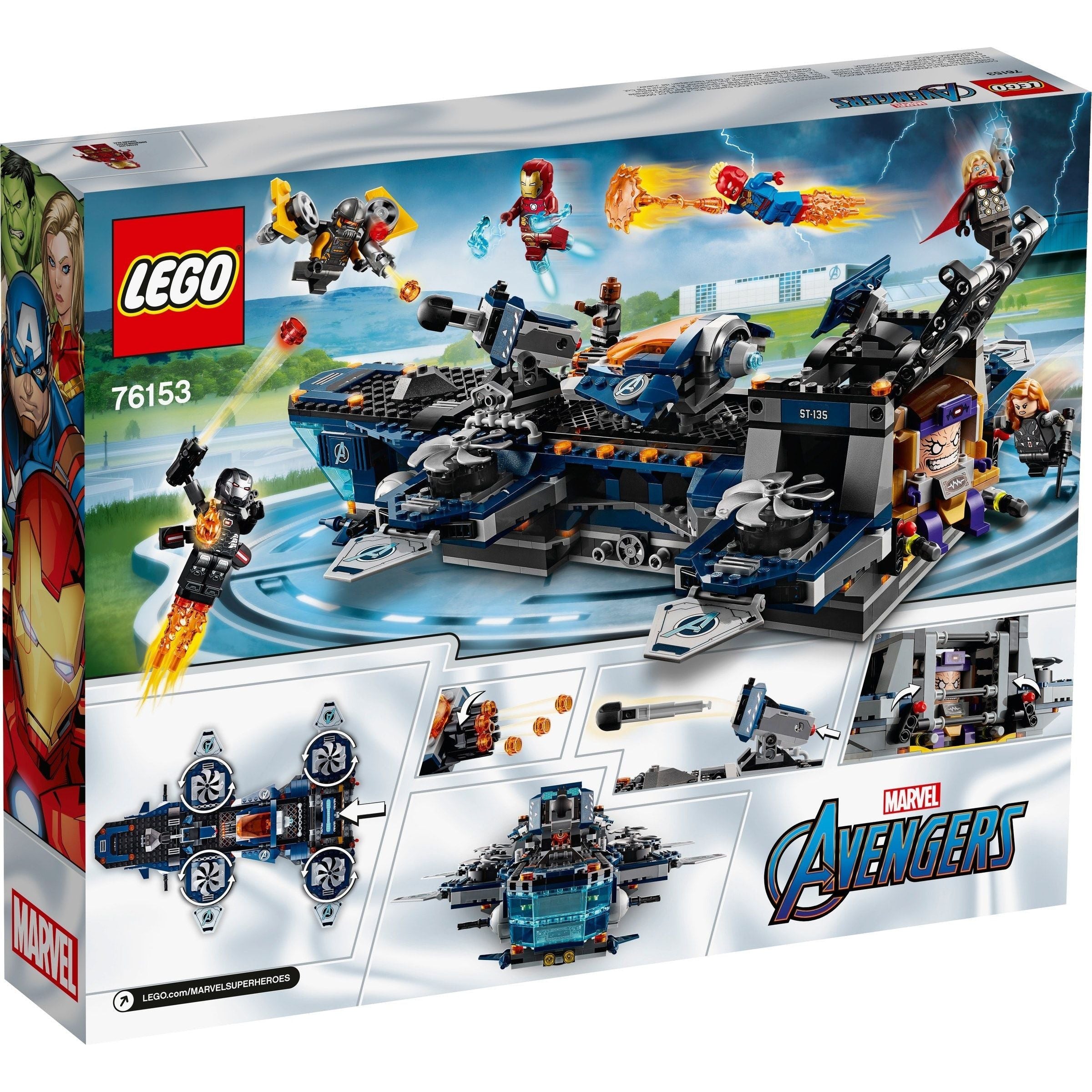 LEGO Marvel Super Heroes L'héliporteur des Avengers 76153