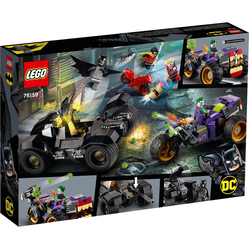 LEGO DC Comics Super Heroes Batman Jokers Trike-Verfolgungsjagd 76159