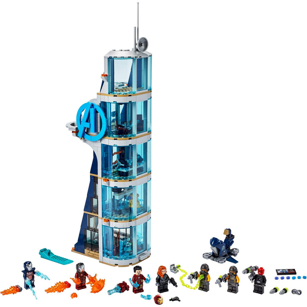 La confrontation LEGO® Marvel sur la tour 76166