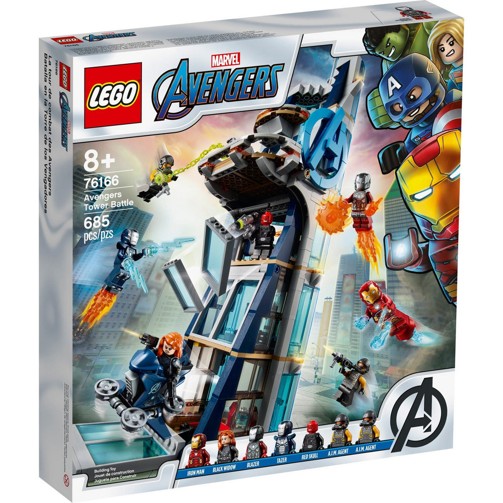 La confrontation LEGO® Marvel sur la tour 76166