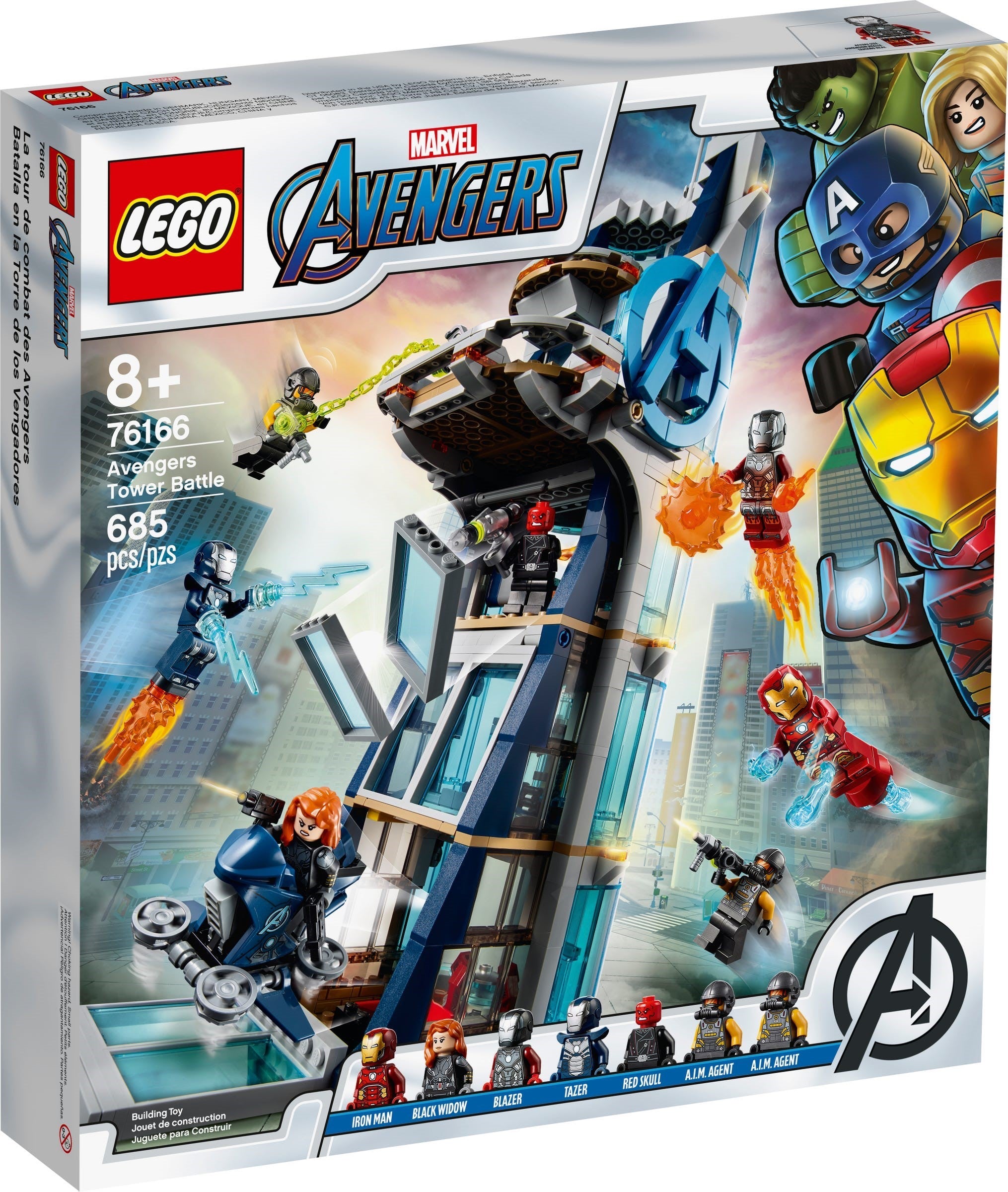 La confrontation LEGO® Marvel sur la tour 76166