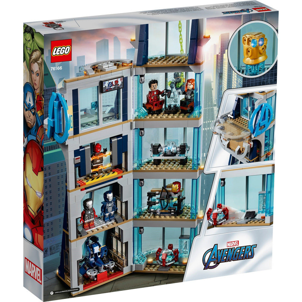 La confrontation LEGO® Marvel sur la tour 76166