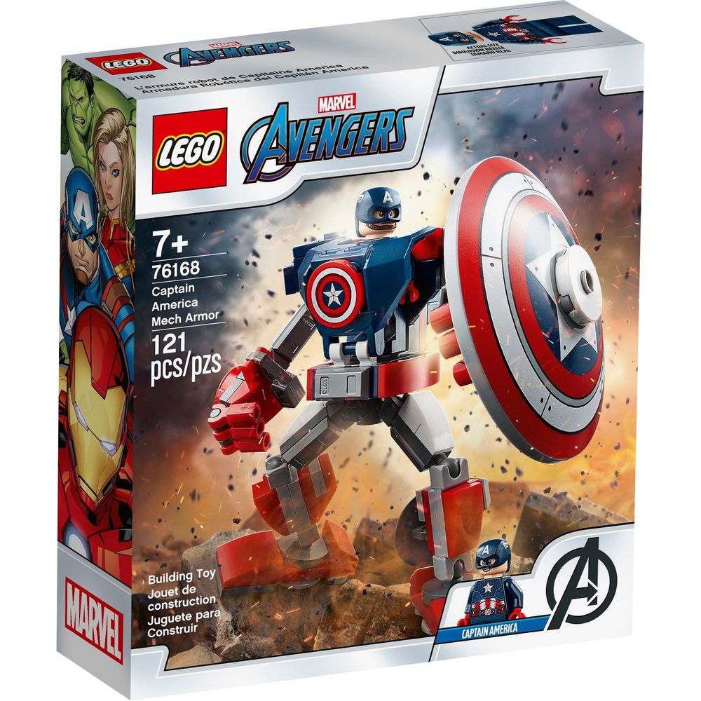 LEGO Marvel Avengers Captain America Mech 76168