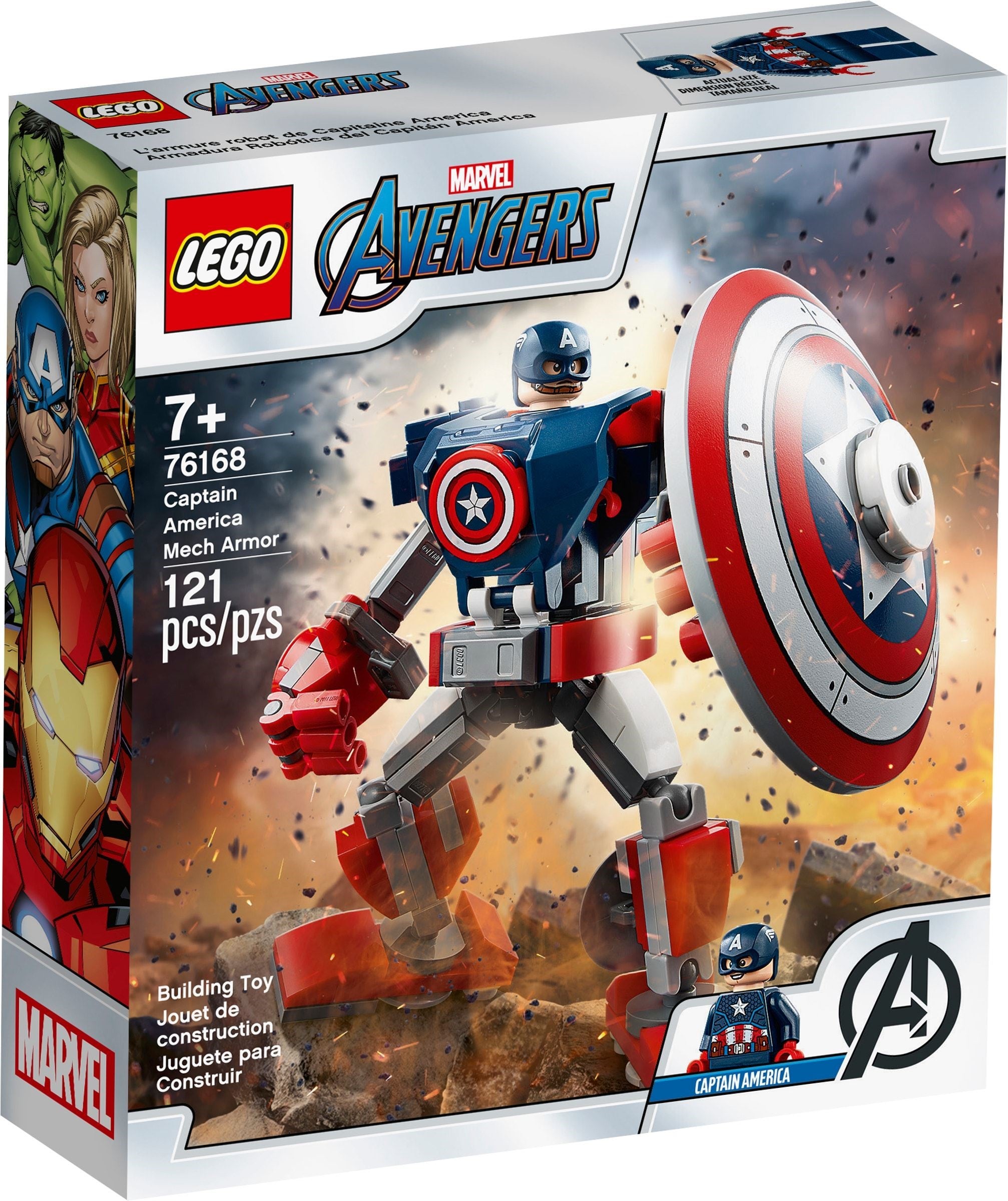 LEGO Marvel Avengers Captain America Mech 76168