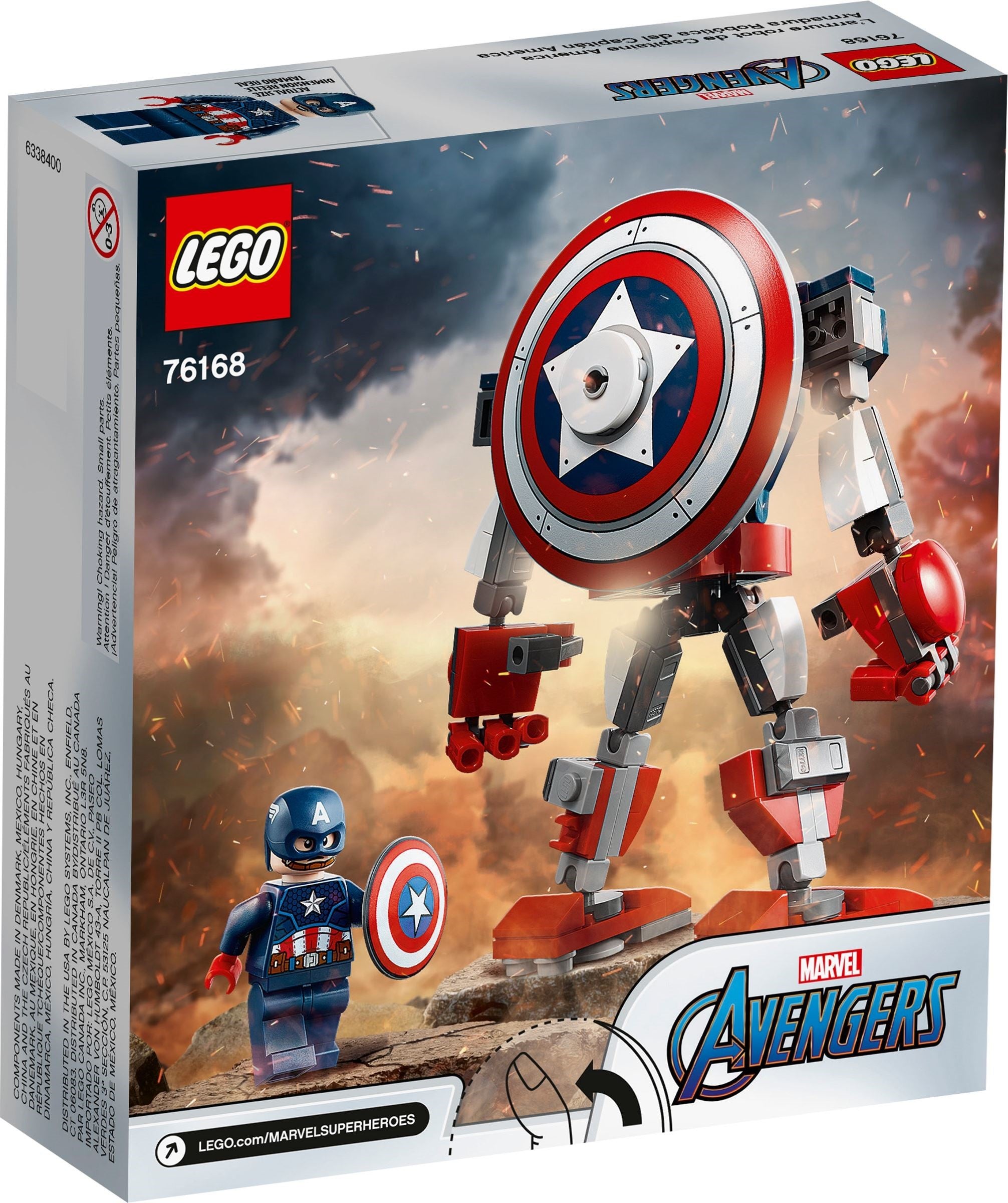 LEGO Marvel Avengers Captain America Mech 76168