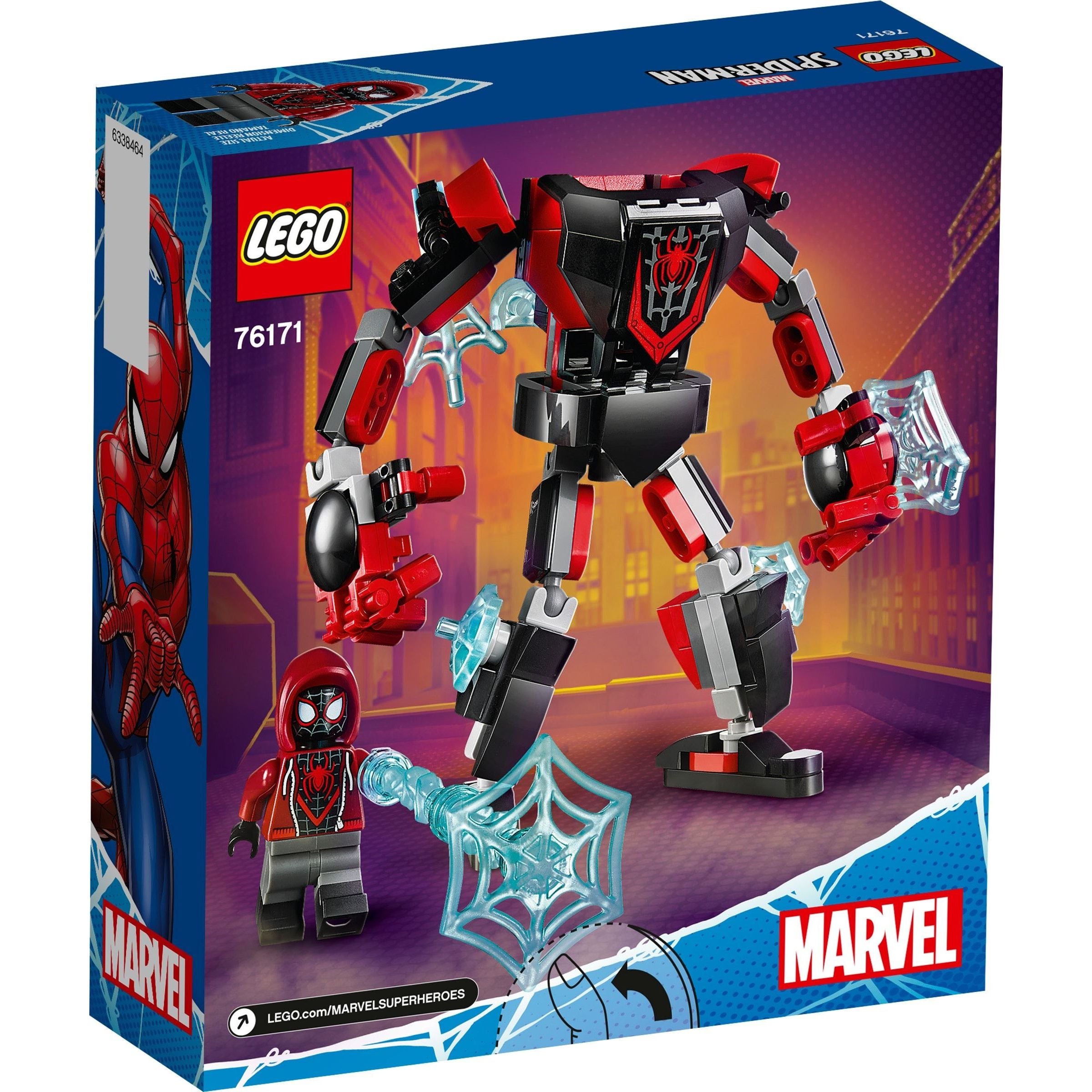 LEGO Marvel Super Heroes Miles Morales Mech Spiderman 76171