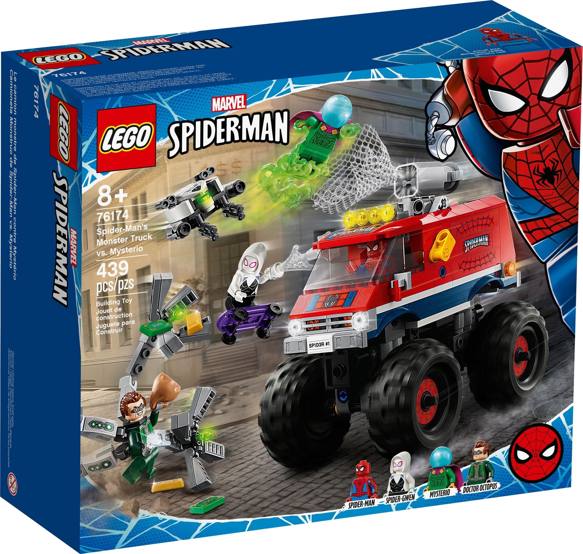 <transcy>LEGO Marvel Super Heroes Le camion monstre de Spider-Man contre Mysterio 76174</transcy>