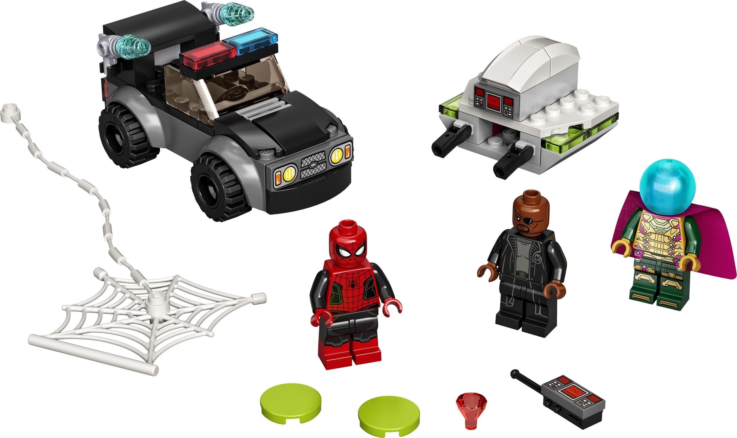<transcy>LEGO Marvel Super Heroes Attaque de drone de Mysterio sur Spider-Man 76184</transcy>