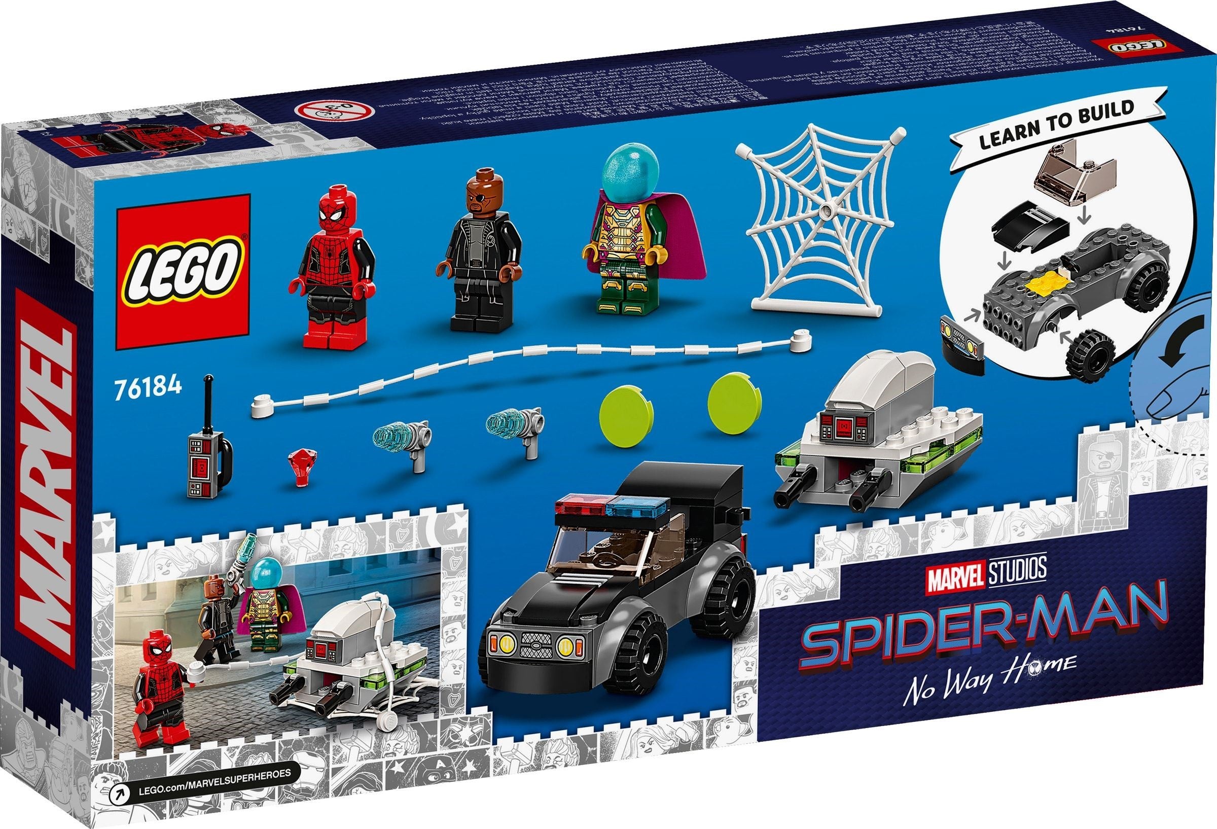 <transcy>LEGO Marvel Super Heroes Attaque de drone de Mysterio sur Spider-Man 76184</transcy>