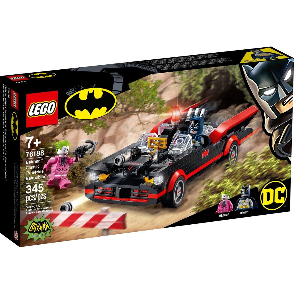 <transcy>LEGO DC Batman Batmobile de la série télévisée classique Batman 76188</transcy>