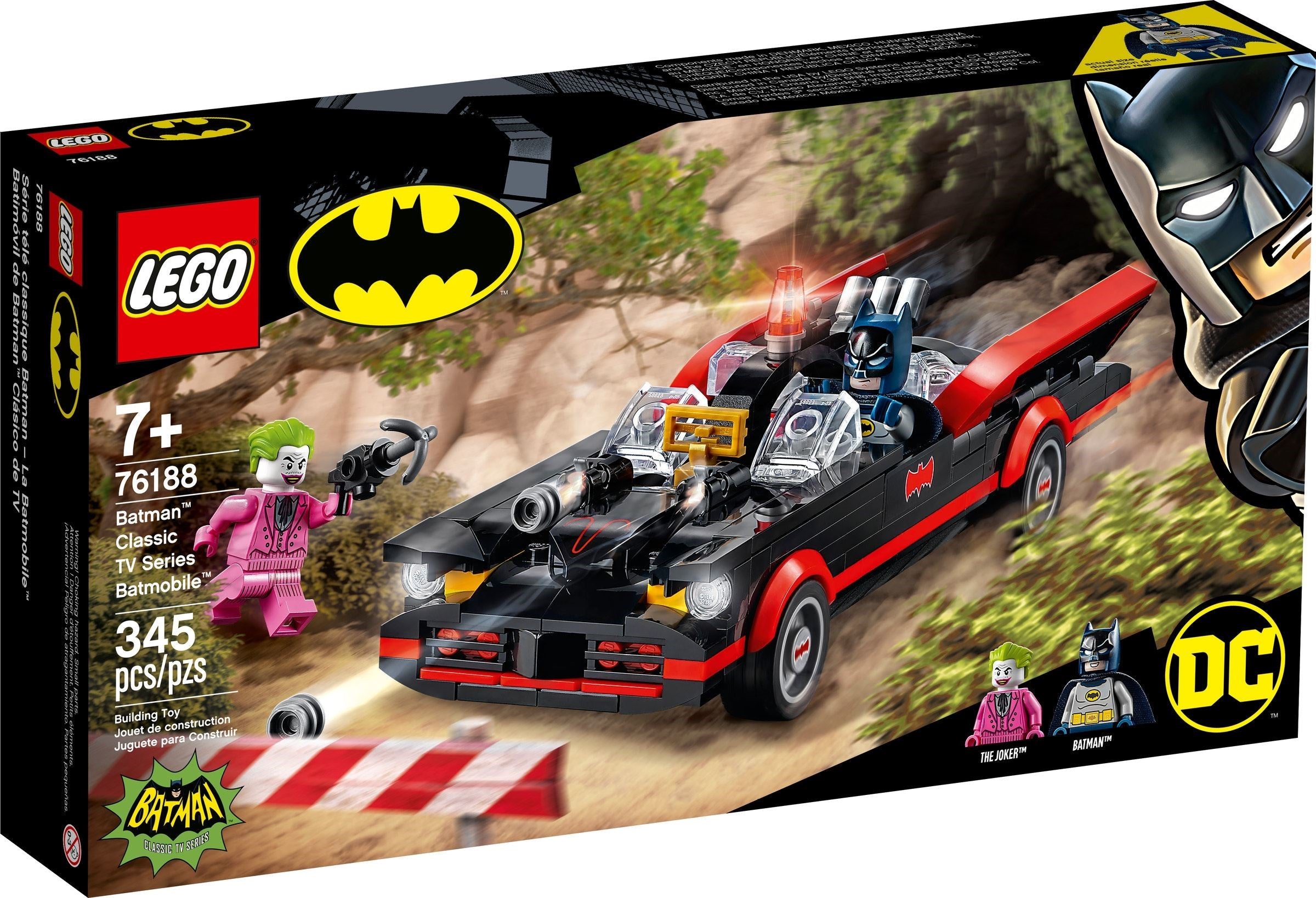 LEGO DC Comics Super Heroes Batman Batmobile aus dem TV-Klassiker Batman 76188