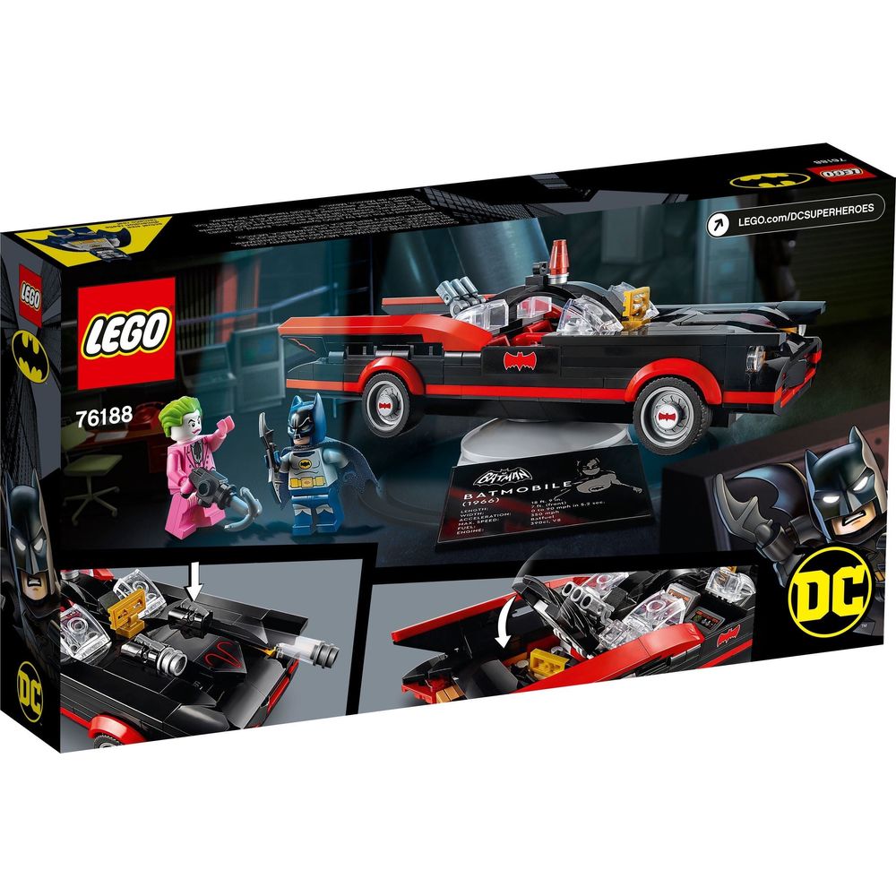 <transcy>LEGO DC Batman Batmobile de la série télévisée classique Batman 76188</transcy>