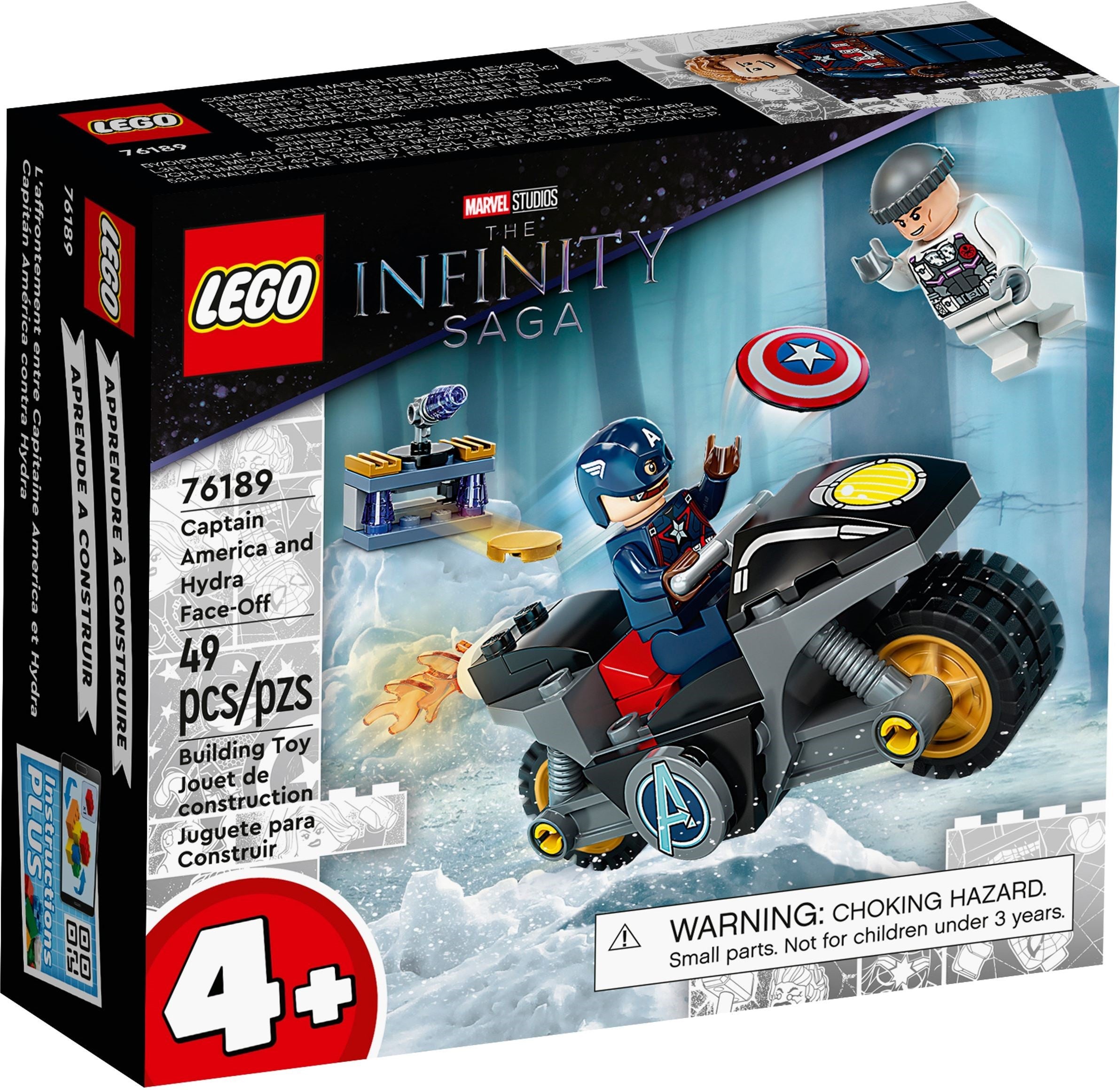 LEGO Marvel Super Heroes Duell zwischen Captain America und Hydra 76189