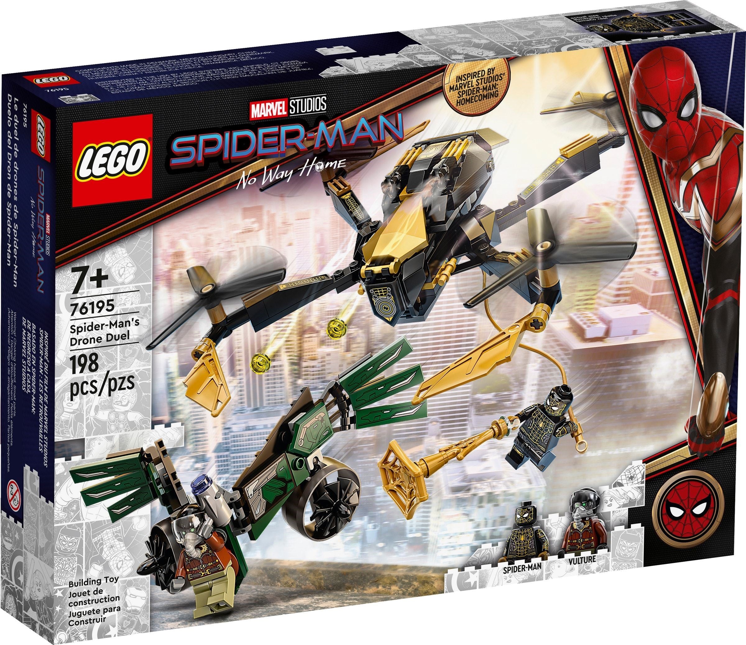 <transcy>LEGO Marvel Super Heroes Duel de drones Spider-Man 76195</transcy>