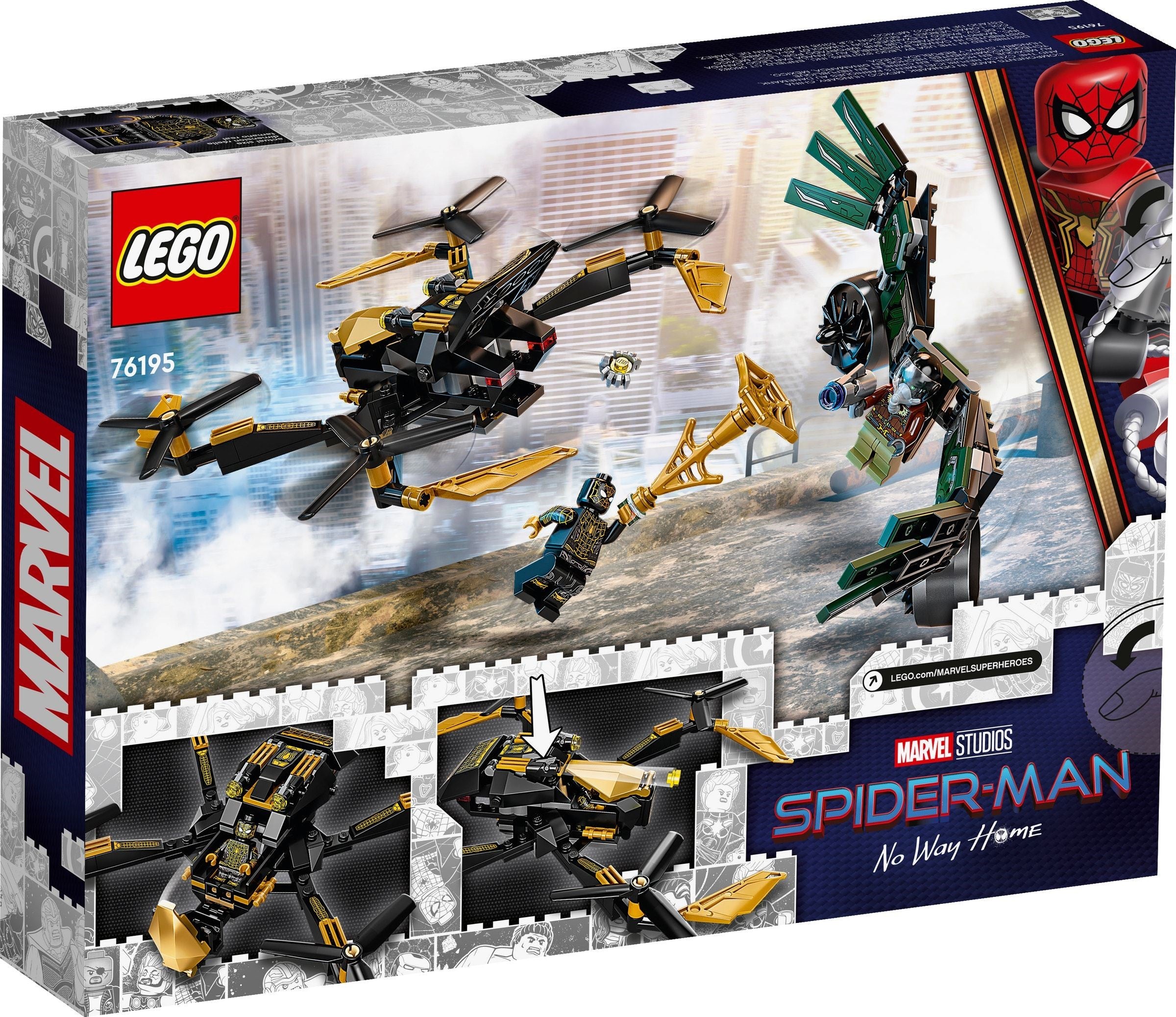 <transcy>LEGO Marvel Super Heroes Duel de drones Spider-Man 76195</transcy>
