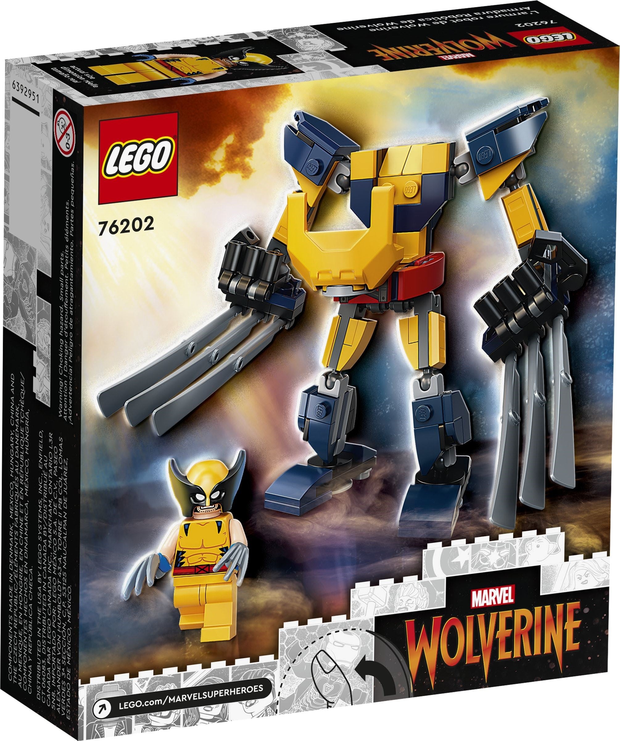 LEGO Marvel Super Heroes Wolverine Mech Armor 76202