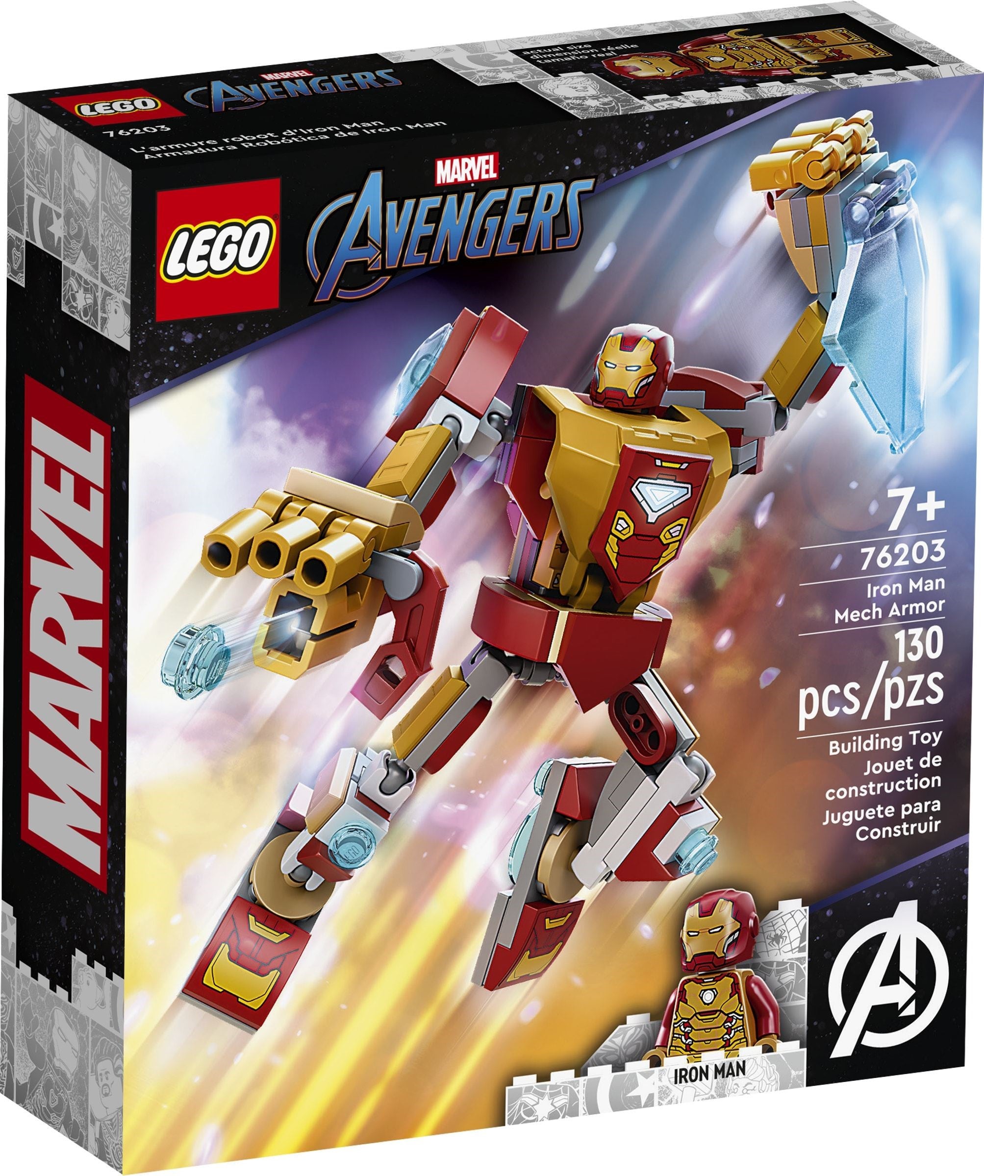 LEGO Marvel Super Heroes Iron Man Mech Armor 76203