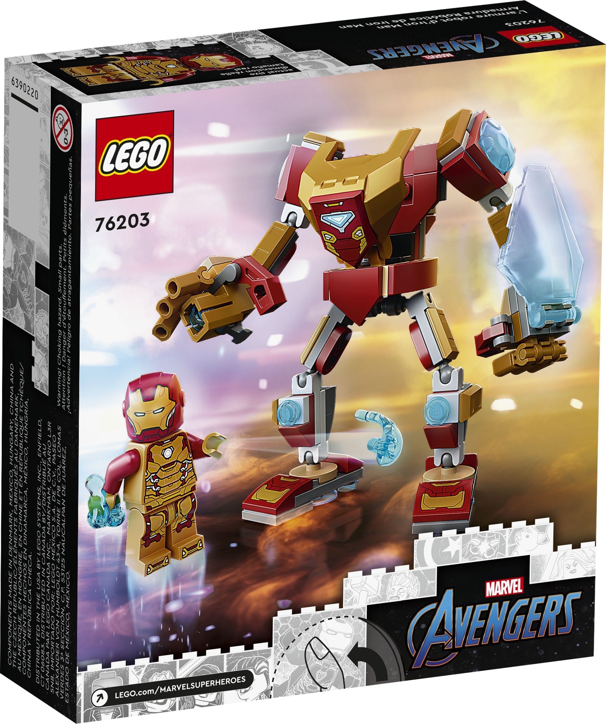 LEGO Marvel Super Heroes Iron Man Mech Armor 76203