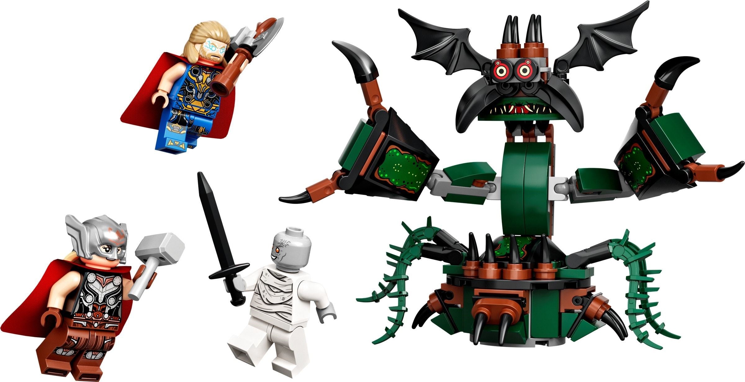 <transcy>LEGO Marvel Thor : Love and Thunder - L'attaque de New Asgard 76207</transcy>