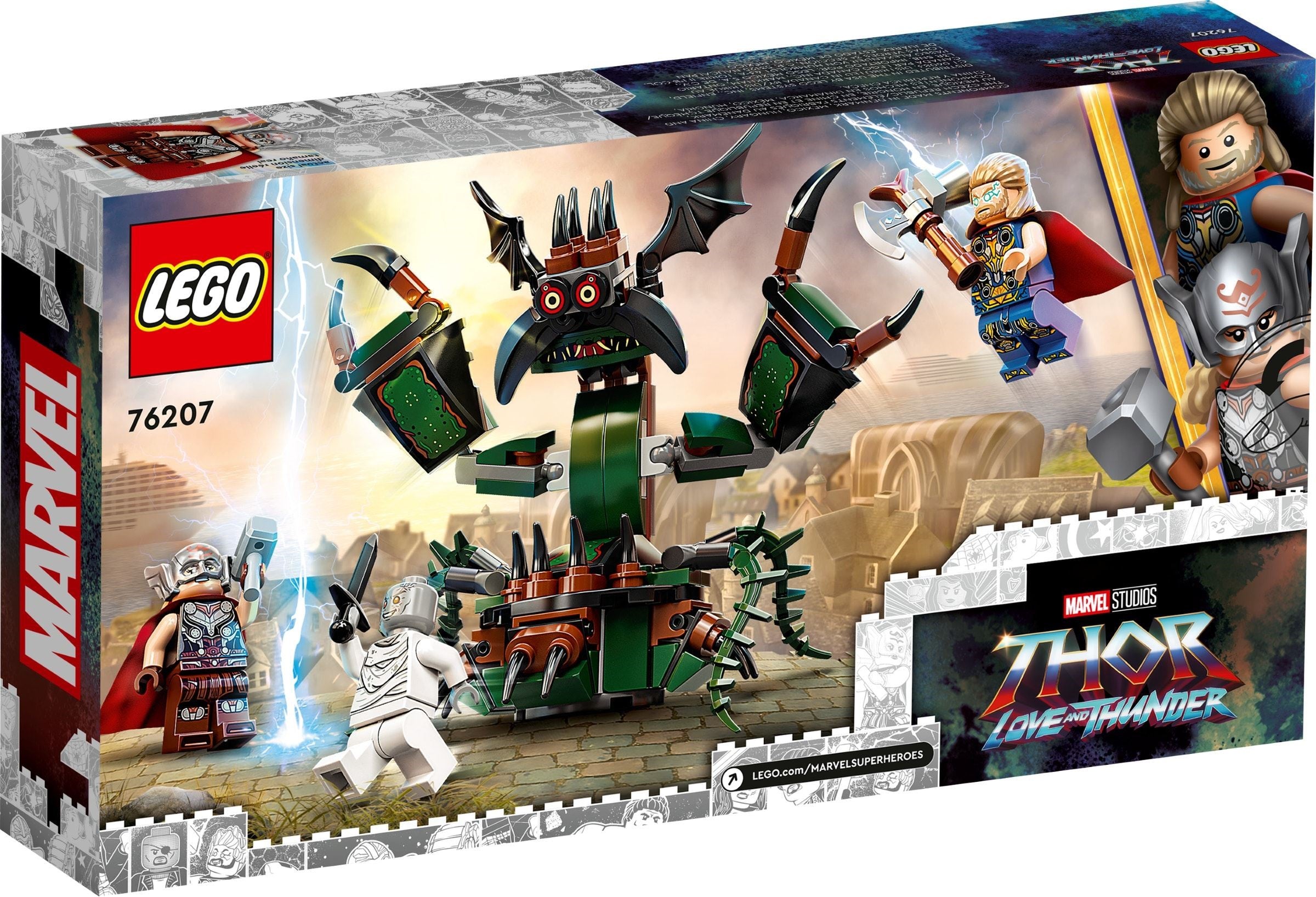 <transcy>LEGO Marvel Thor : Love and Thunder - L'attaque de New Asgard 76207</transcy>