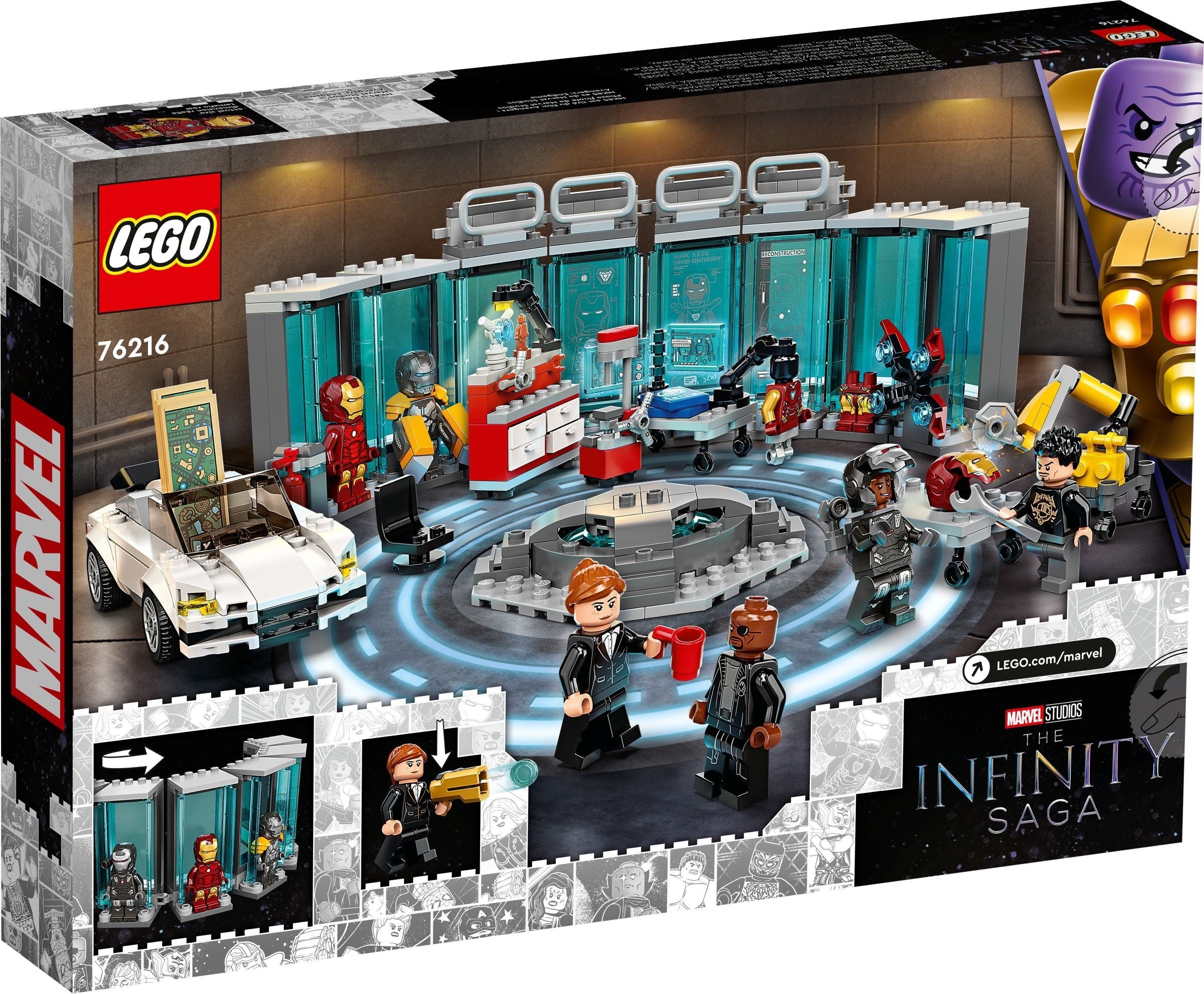LEGO Marvel Iron Mans Werkstatt 76216