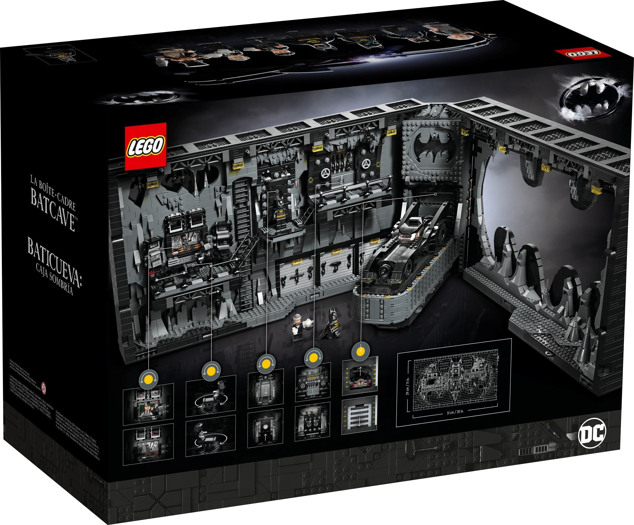 LEGO Dc Comics Super Heroes Bathöhle Schaukasten 76252