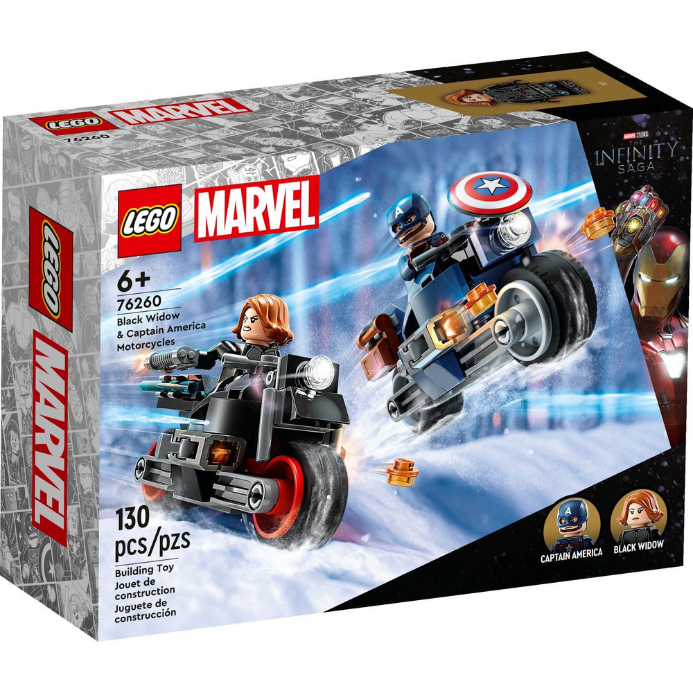 LEGO Marvel Black Widows & Captain Americas Motorräder 76260