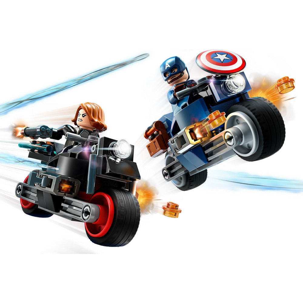 LEGO Marvel Black Widows & Captain Americas Motorräder 76260