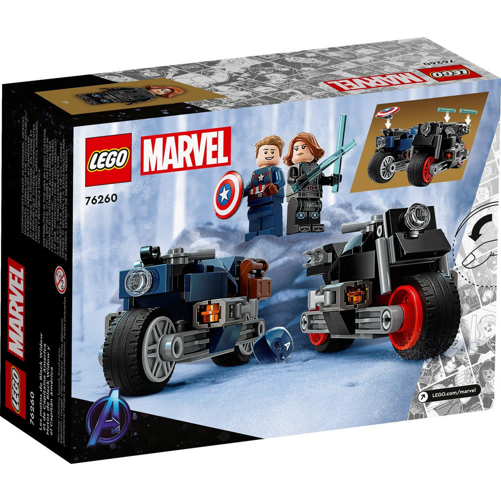 LEGO Marvel Black Widows & Captain Americas Motorräder 76260