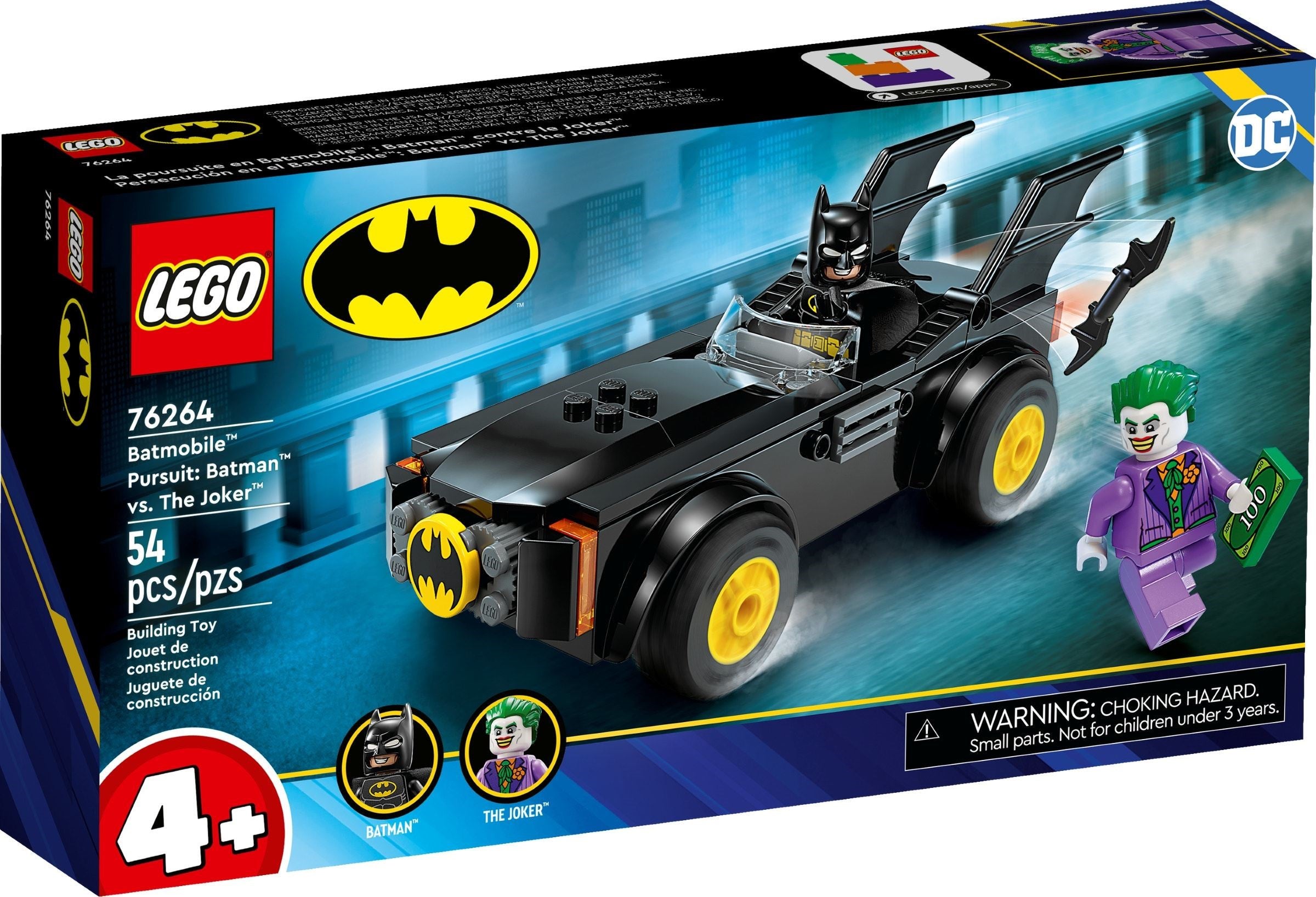 LEGO DC Comic Super Heroes Verfolgungsjagd im Batmobile: Batman vs. Joker 76264