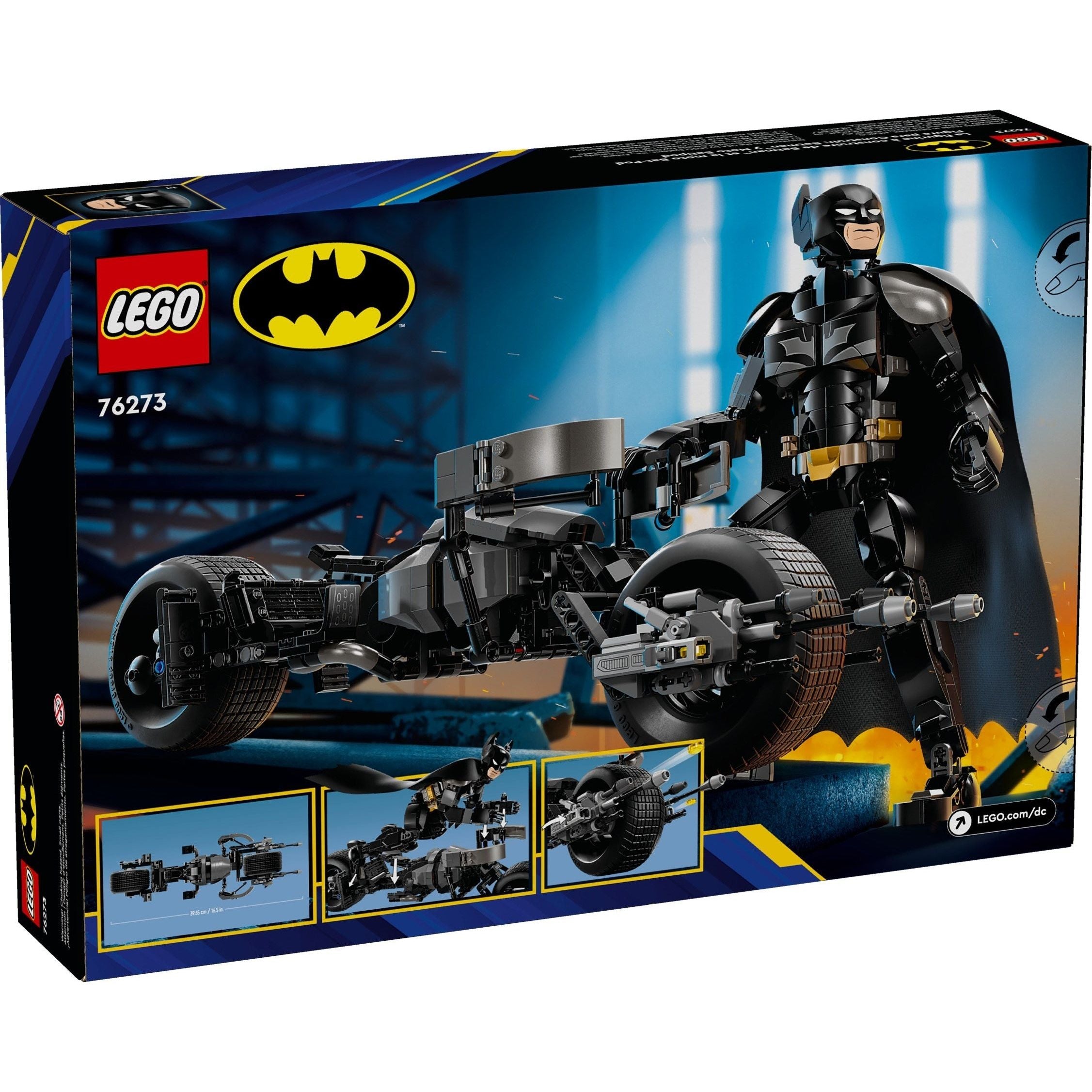 LEGO DC Universe Super Heroes Batman Baufigur mit dem Batpod 76273