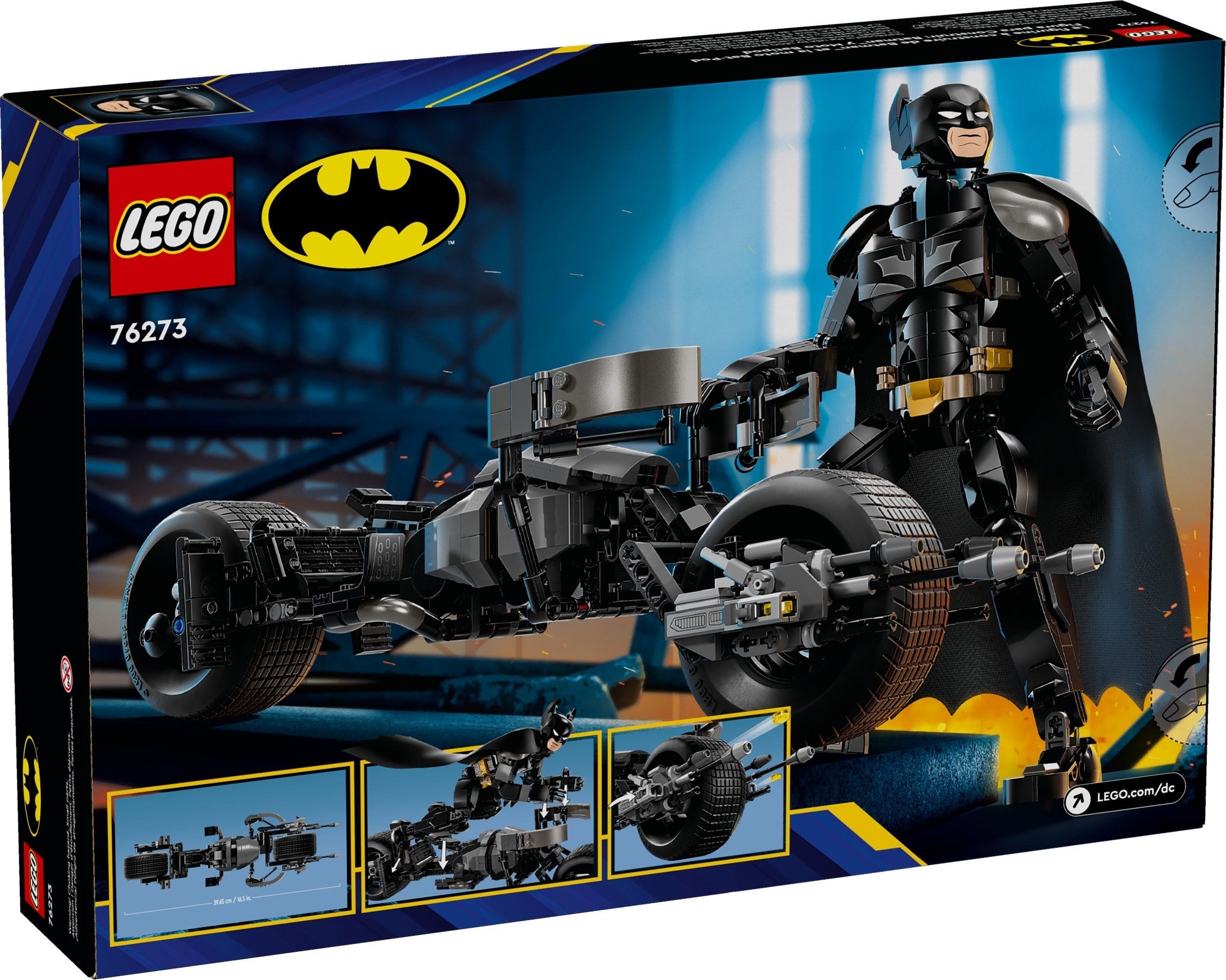 LEGO DC Universe Super Heroes Batman Baufigur mit dem Batpod 76273