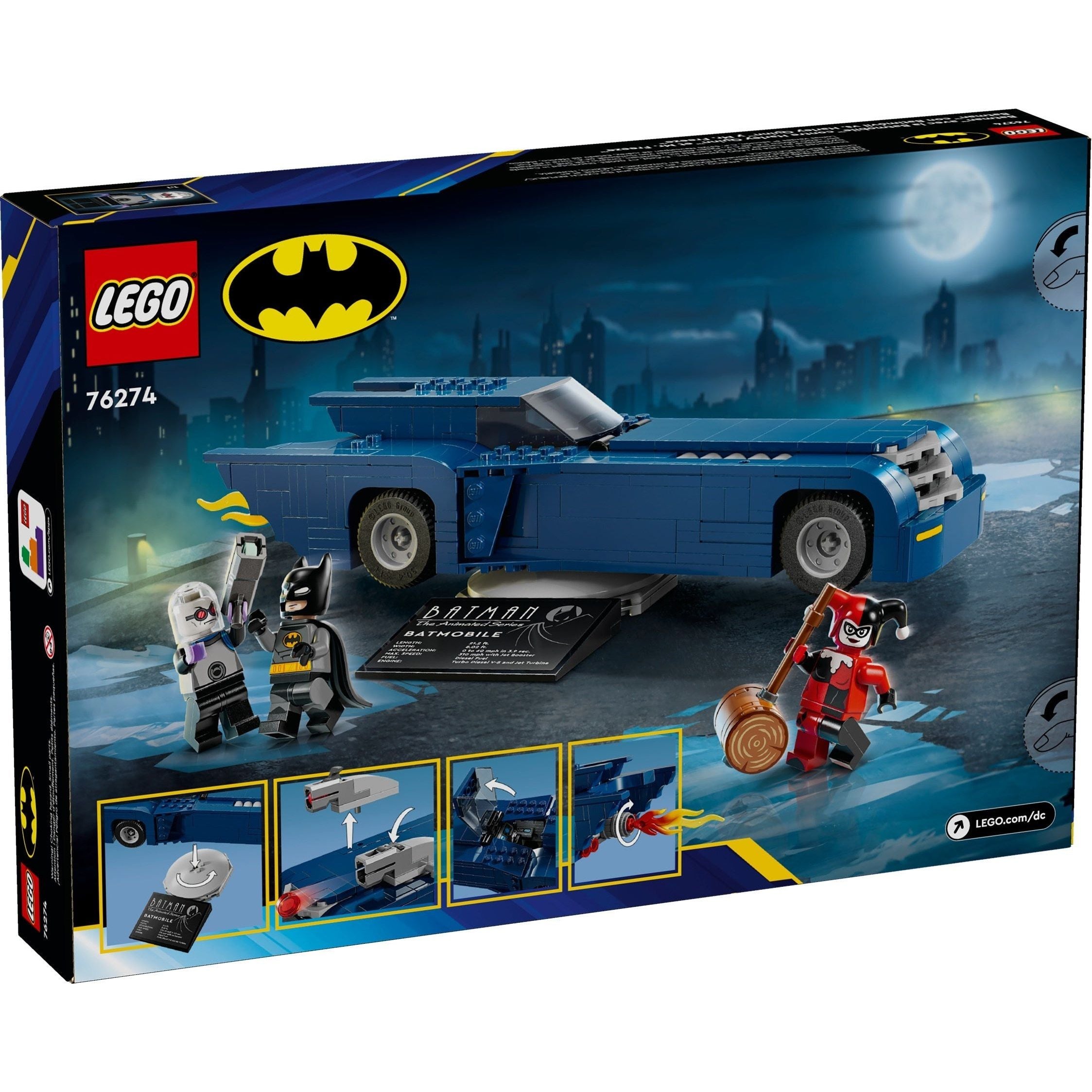 LEGO DC Universe Super Heroes Batman im Batmobil vs. Harley Quinn und Mr. Freeze 76274