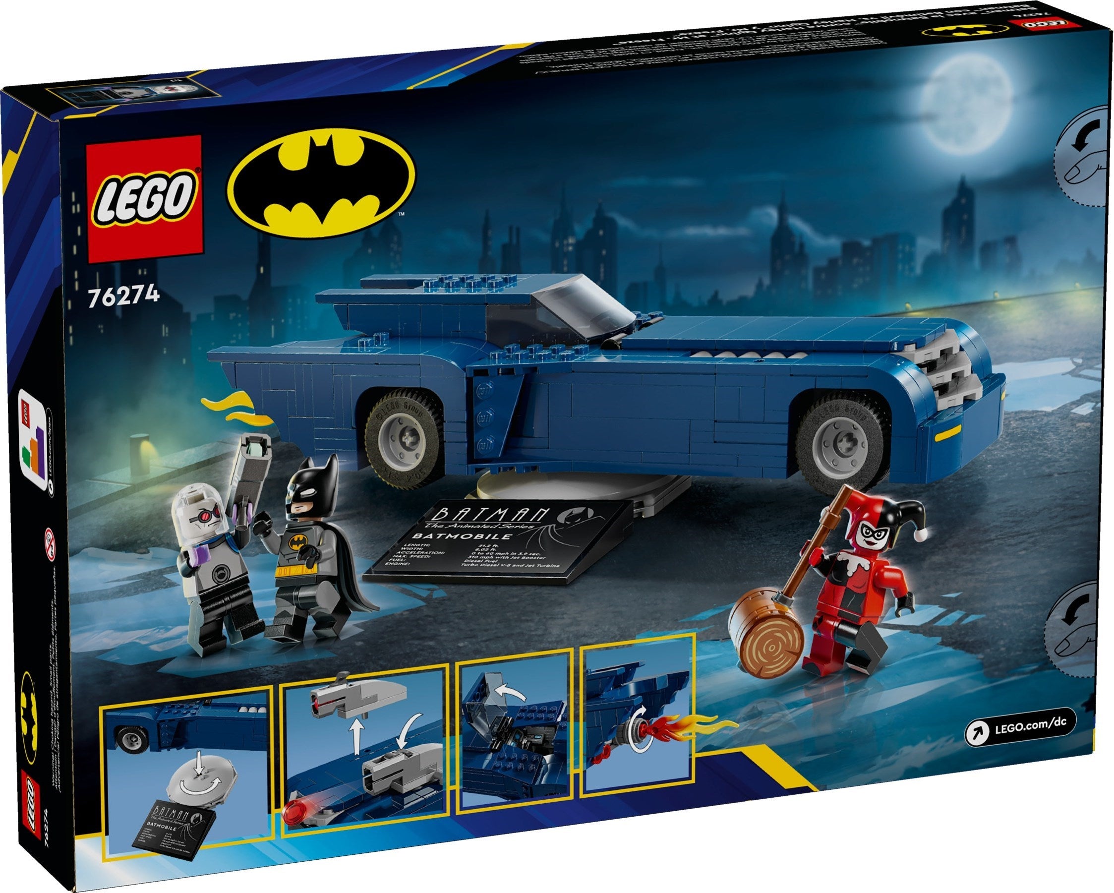 LEGO DC Universe Super Heroes Batman im Batmobil vs. Harley Quinn und Mr. Freeze 76274