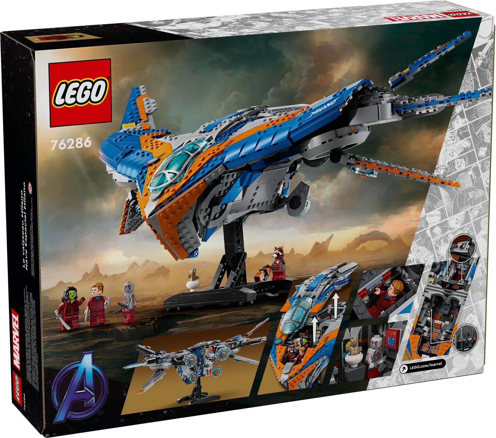 LEGO Marvel Super Heroes Das Raumschiff Milano 76286
