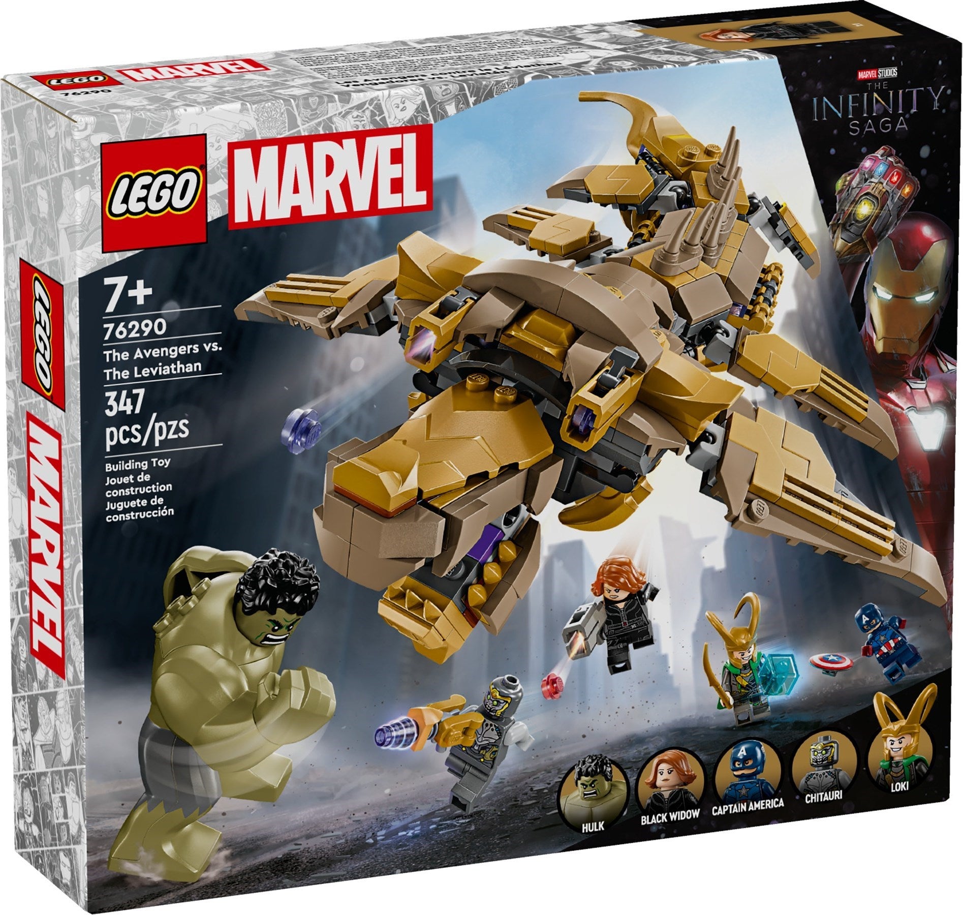LEGO Marvel Super Heroes Avengers vs Leviathan 76290
