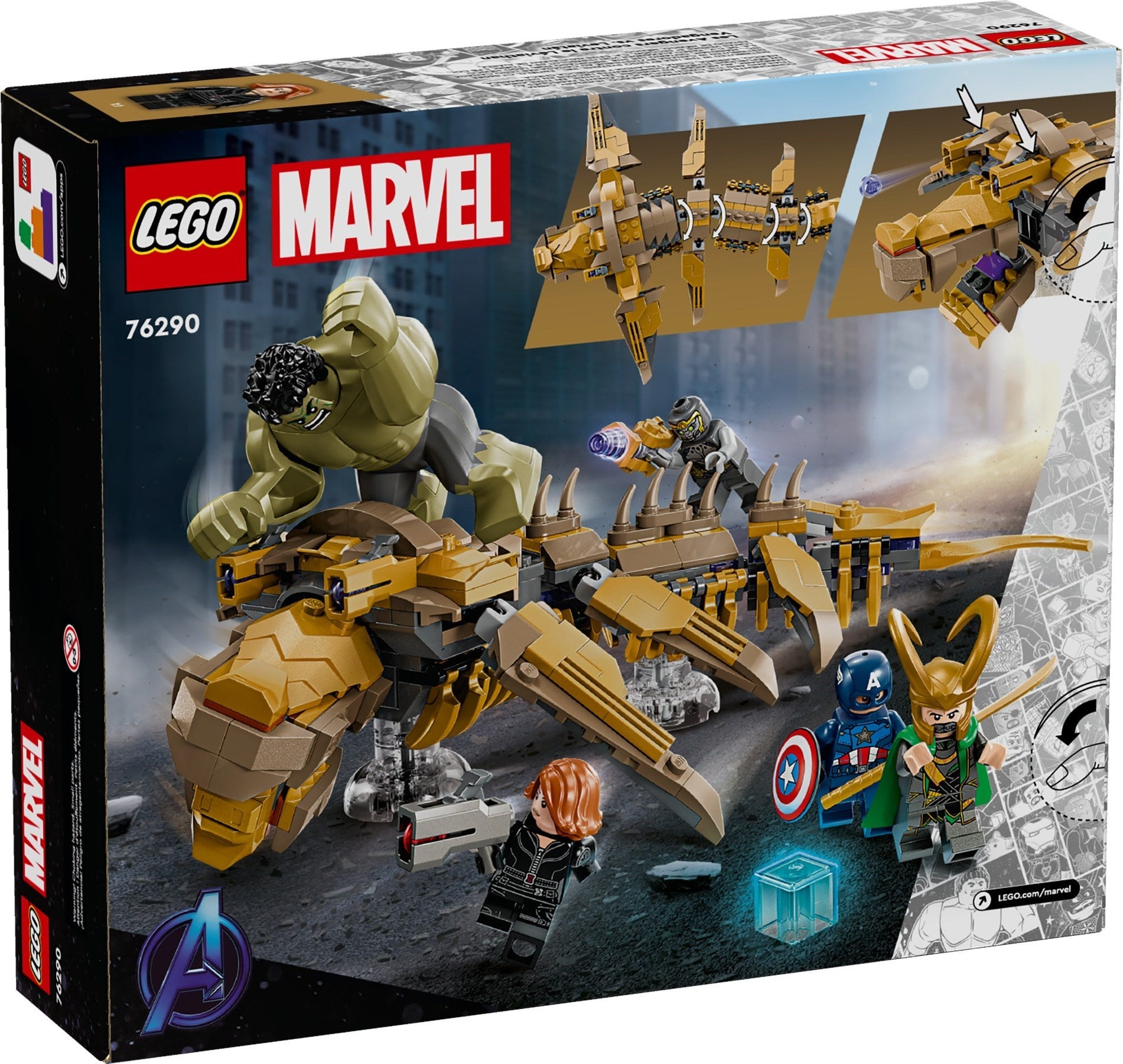 LEGO Marvel Super Heroes Avengers vs Leviathan 76290