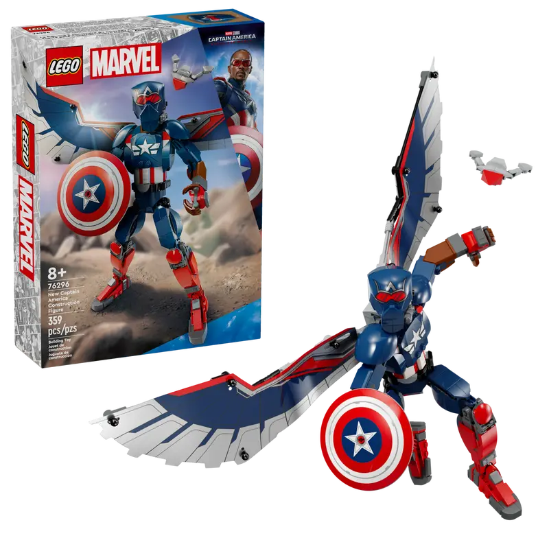 LEGO Marvel New Captain America Baufigur 76296