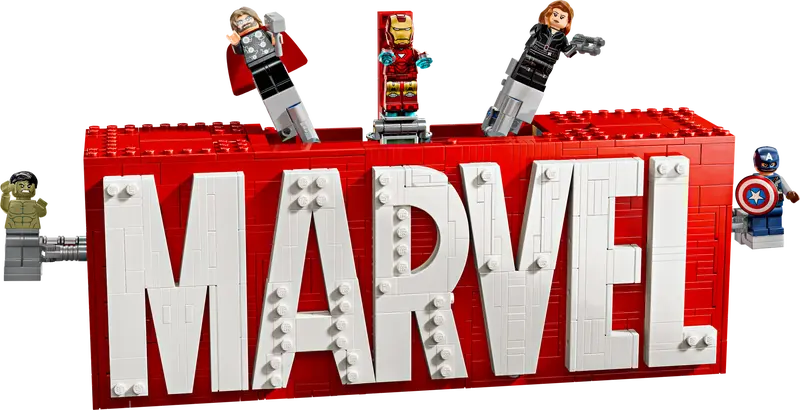 LEGO Marvel Super Heroes™ MARVEL Logo & Minifiguren 76313