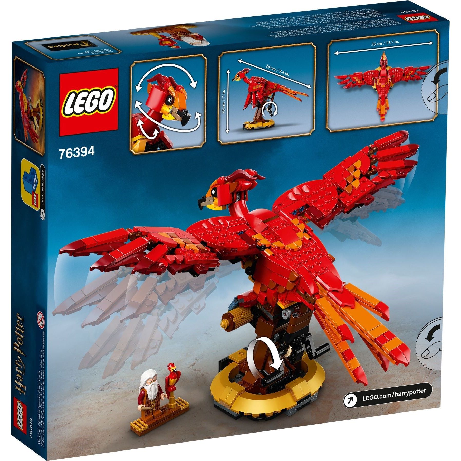 LEGO Harry Potter Fawkes Dumbledores Phönix 76394