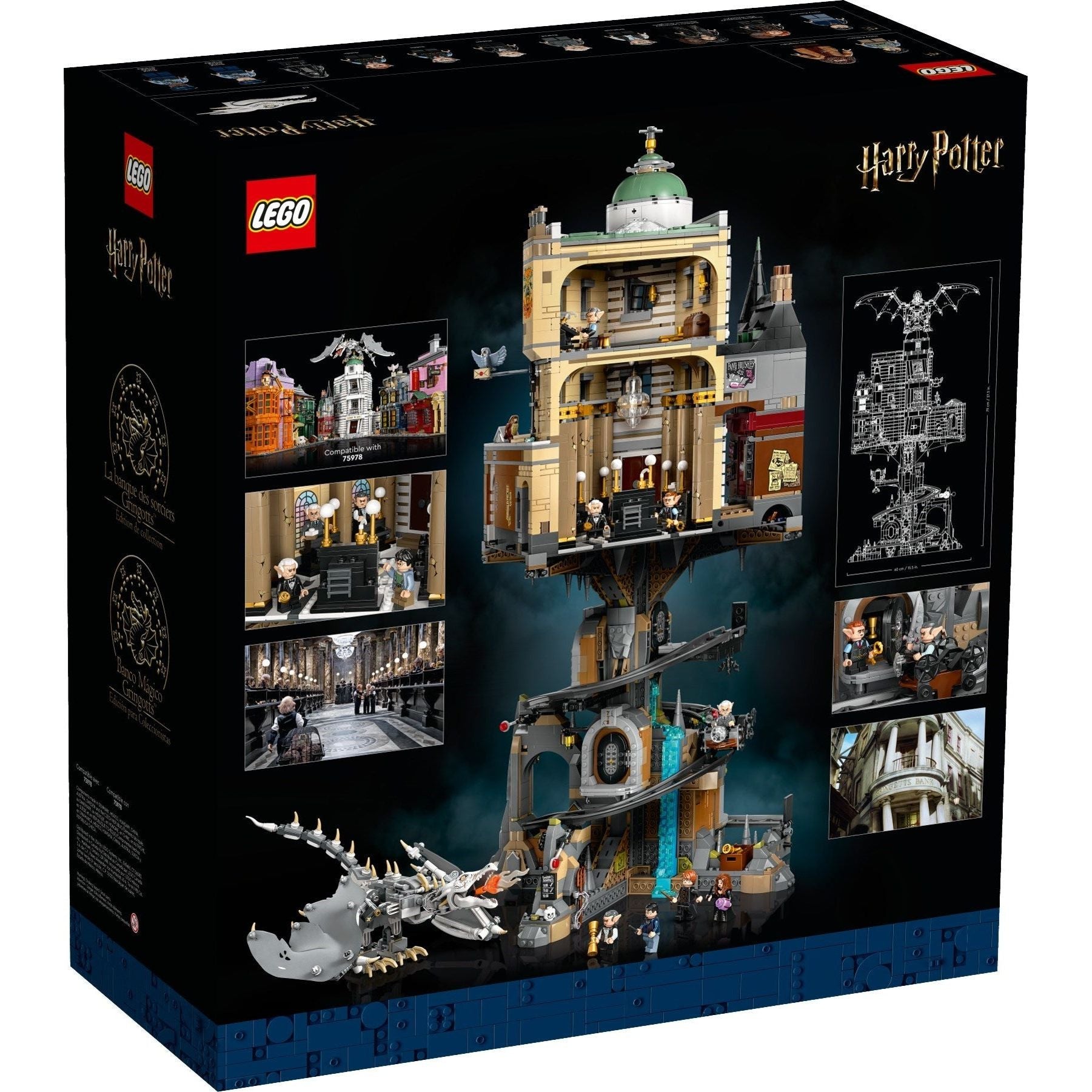 LEGO Harry Potter Gringotts Zaubererbank – Sammleredition 76417