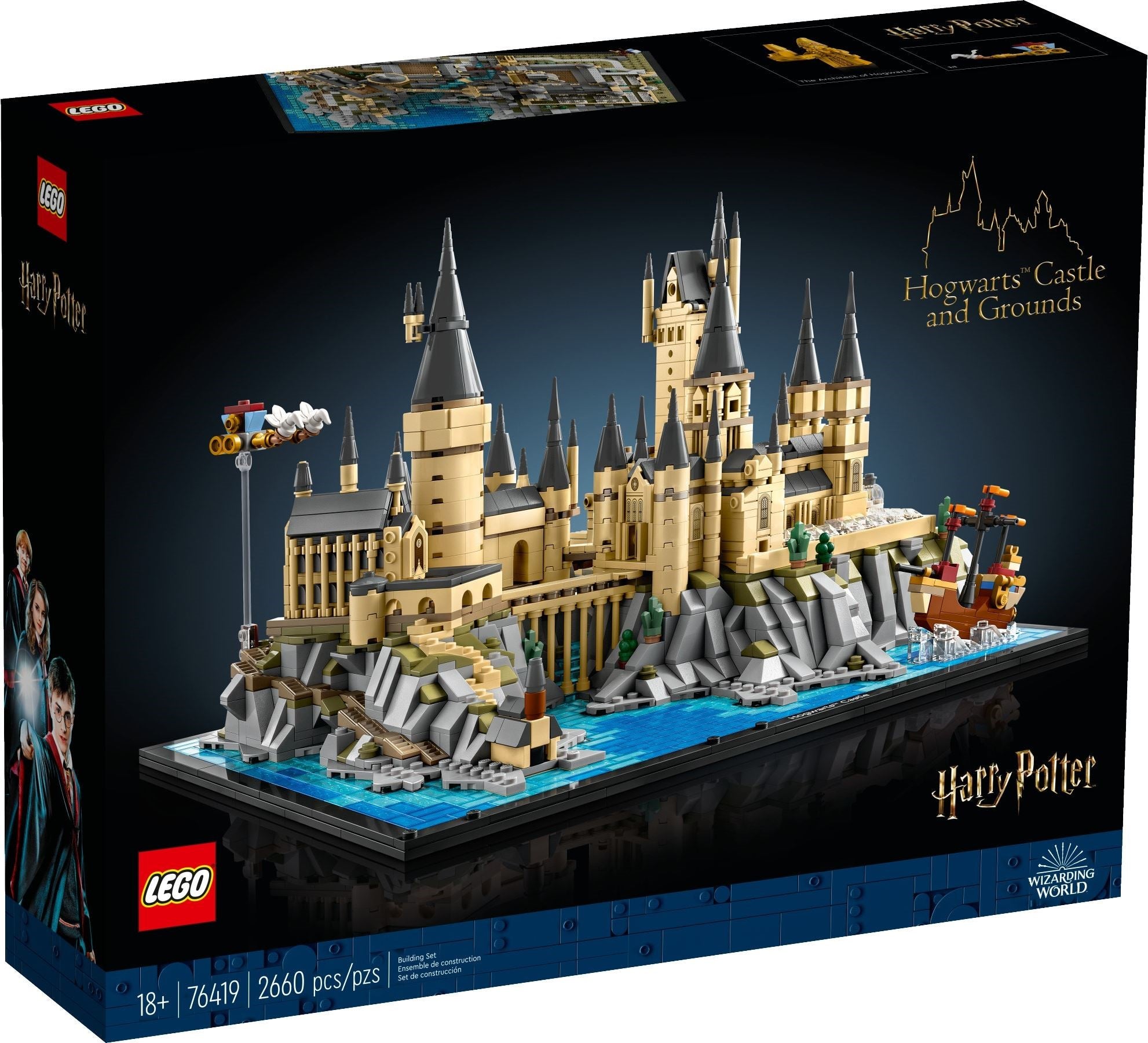 LEGO Harry Potter Schloss Hogwarts mit Schlossgelände 76419