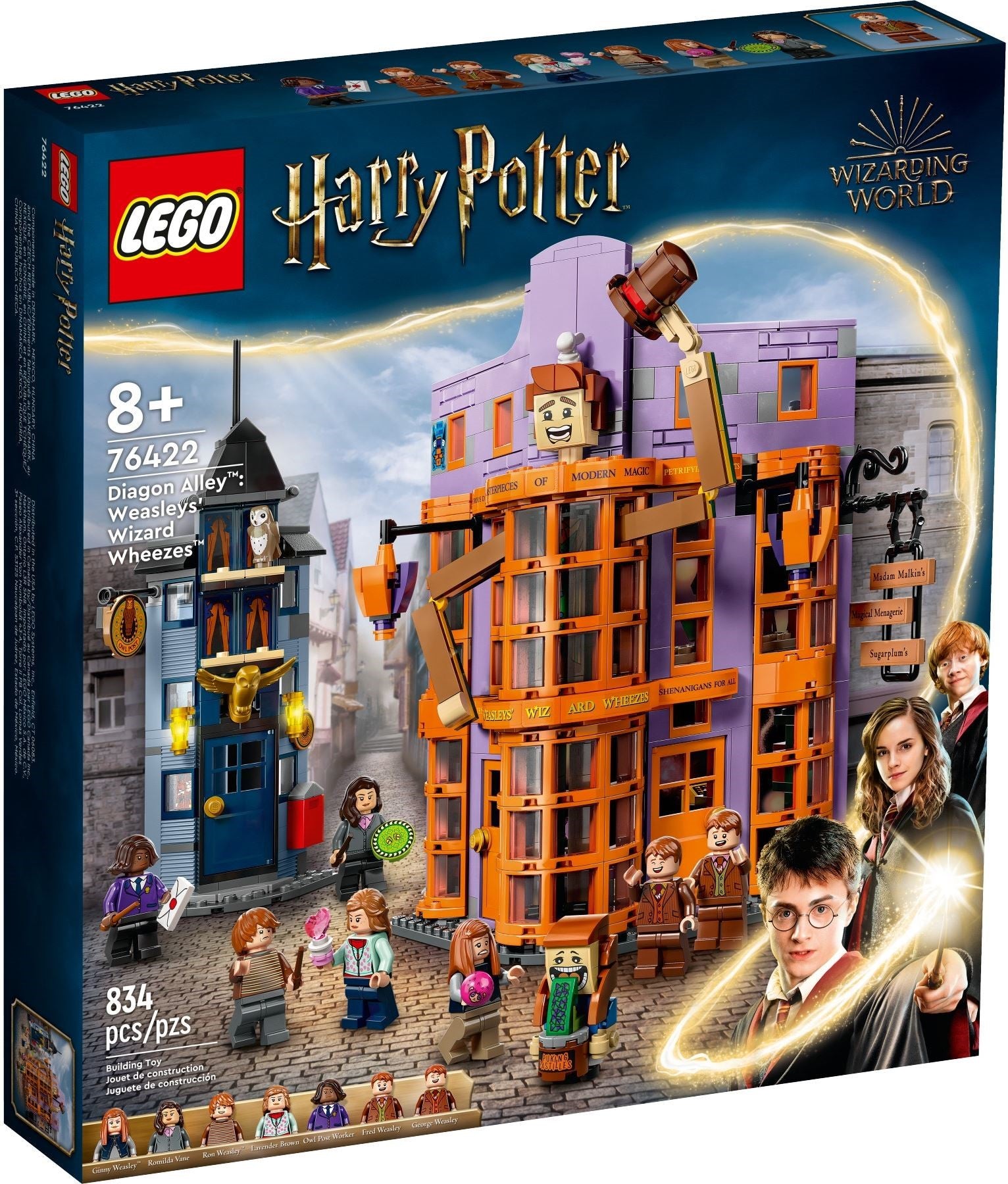 LEGO Harry Potter Winkelgasse: Weasleys Zauberhafte Zauberscherze 76422
