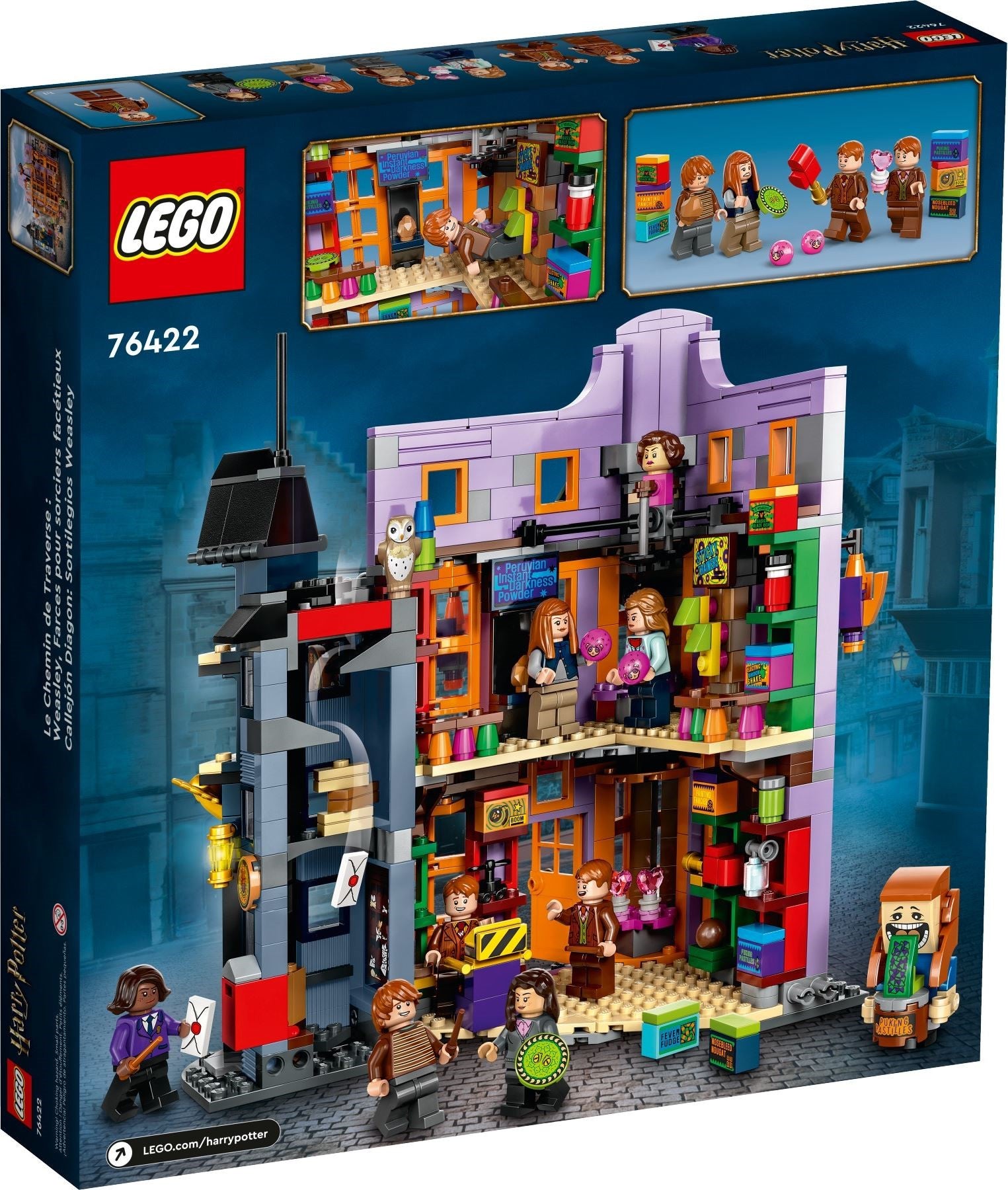 LEGO Harry Potter Winkelgasse: Weasleys Zauberhafte Zauberscherze 76422