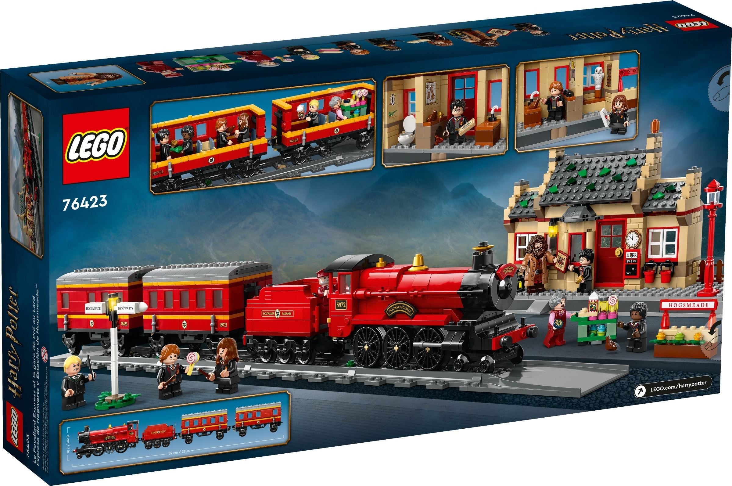 LEGO Harry Potter Hogwartsexpress & der Bahnhof von Hogsmeade 76423
